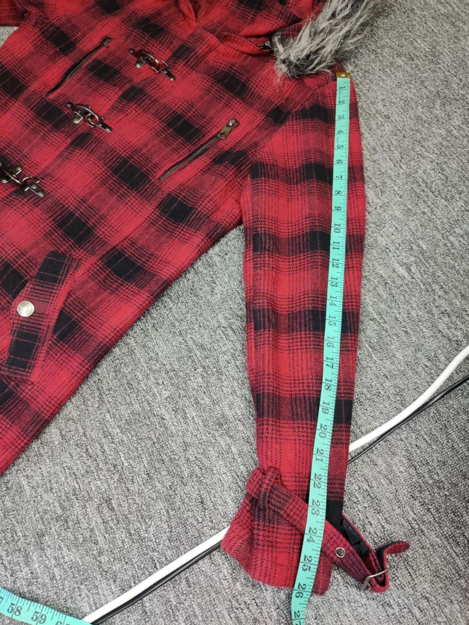 BERNINGS SHO Vintage Berning Sho Plaid Fireman Wool Parka Fishtail Jacket Size US M / EU 48-50 / 2 - 22 Thumbnail