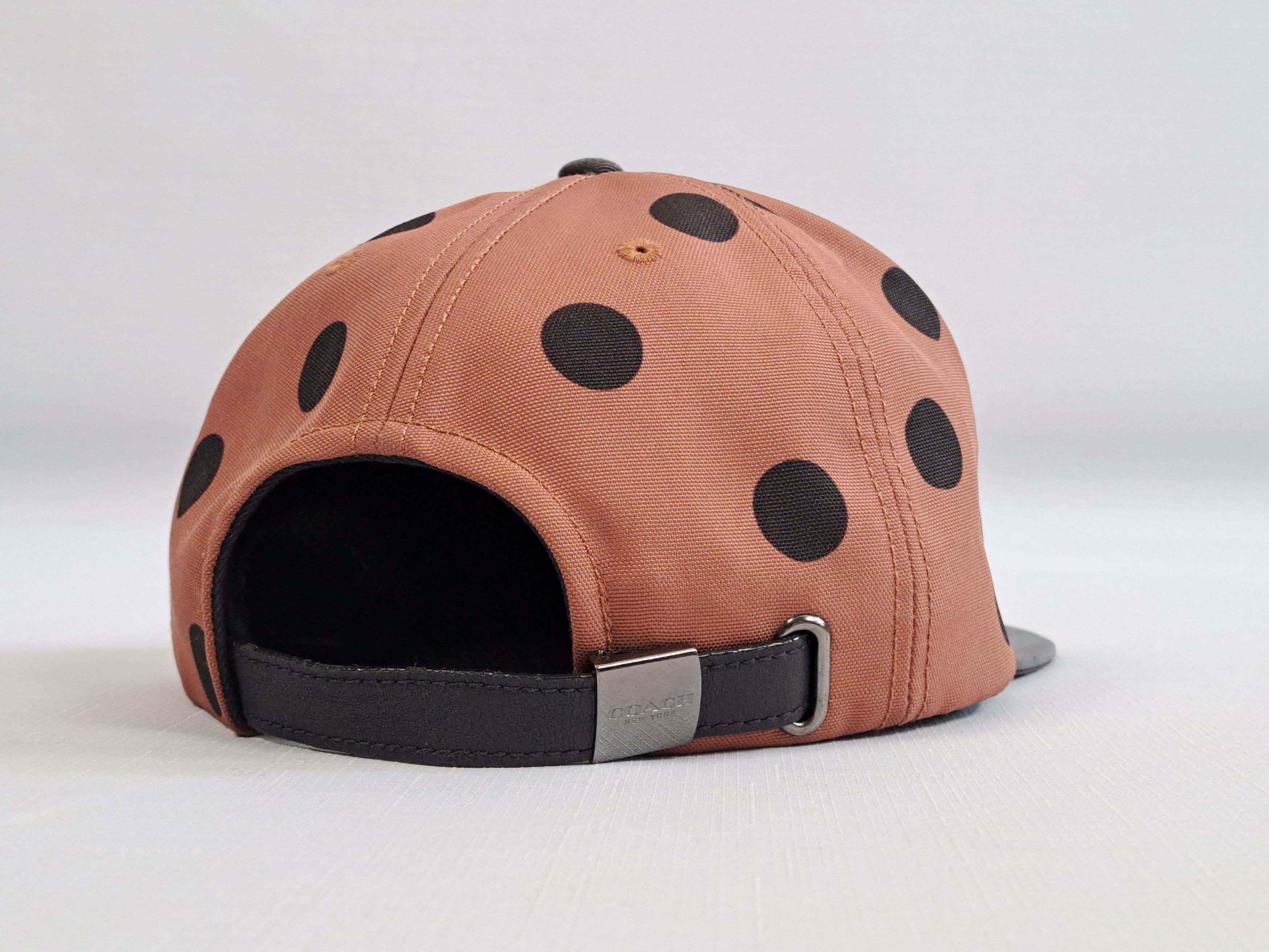Coach Coach hat/cap with leather details. Size ONE SIZE - 5 Thumbnail