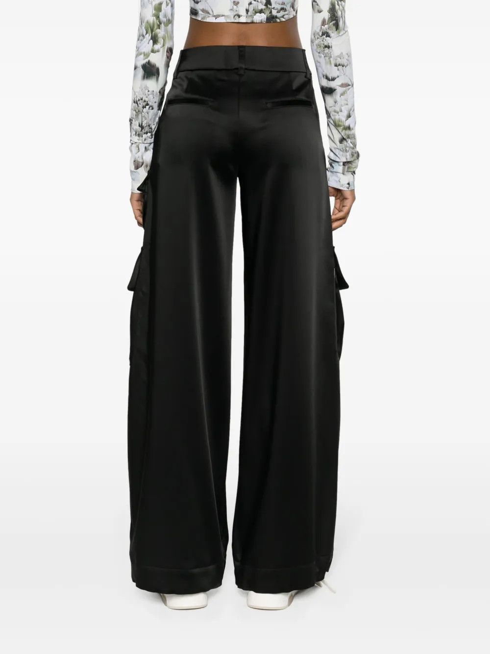 Off-White o1y1225 Cargo Pant in Black Size 26" / US 2 / IT 38 - 4 Thumbnail