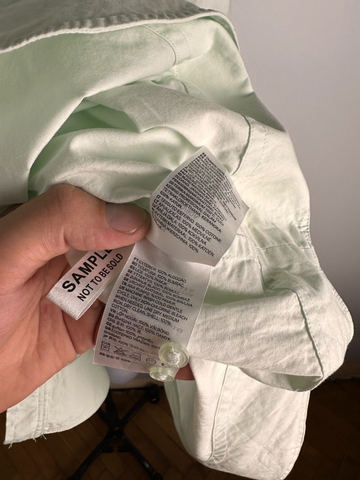 H&M H&M Innovation Science Story Oversized Cotton Shirt Size XS Size XS / US 0-2 / IT 36-38 - 10 Thumbnail
