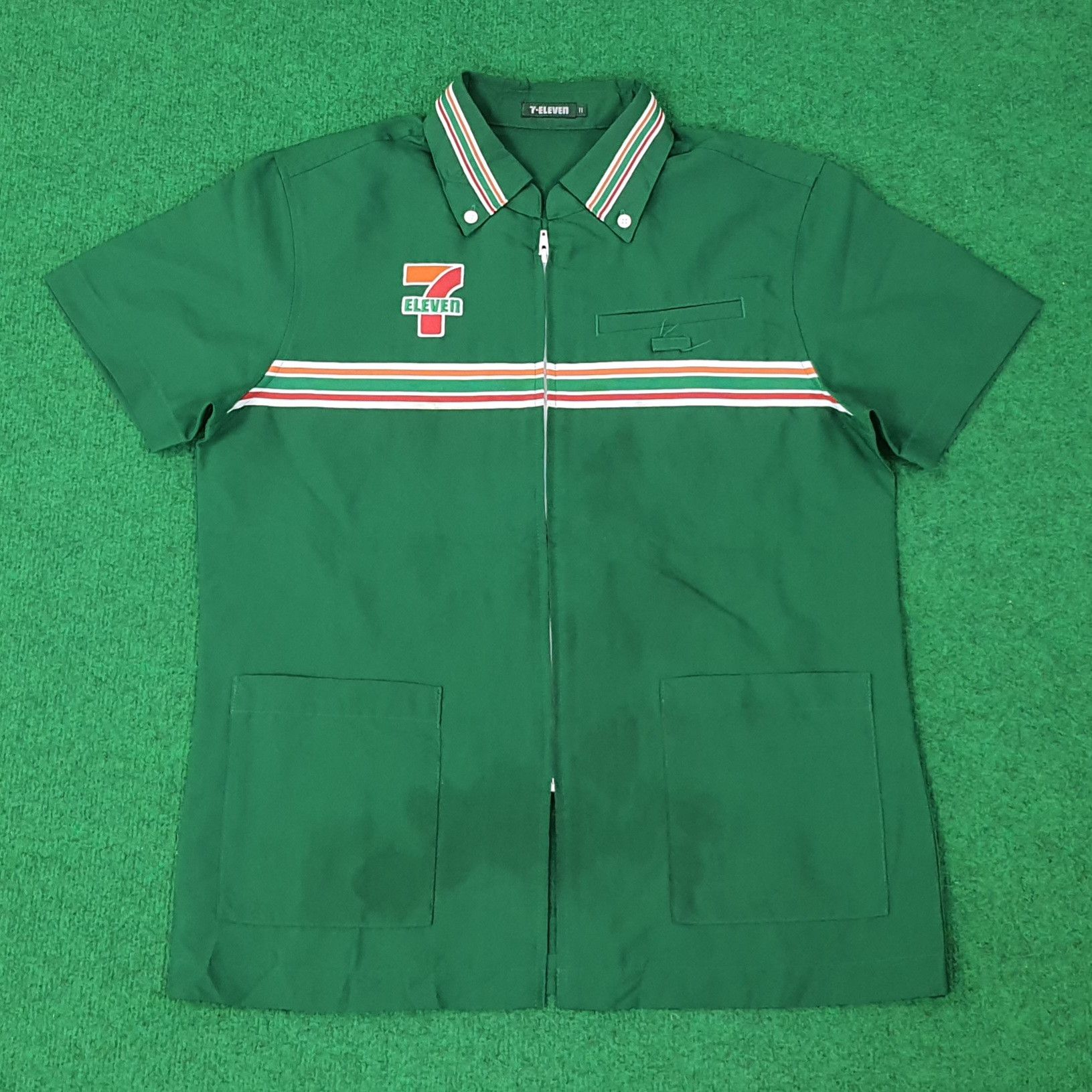 Japanese Brand Vintage 7 Eleven Japan Staff Uniform Jacket C223N16 Size S / US 4 / IT 40 - 3 Thumbnail
