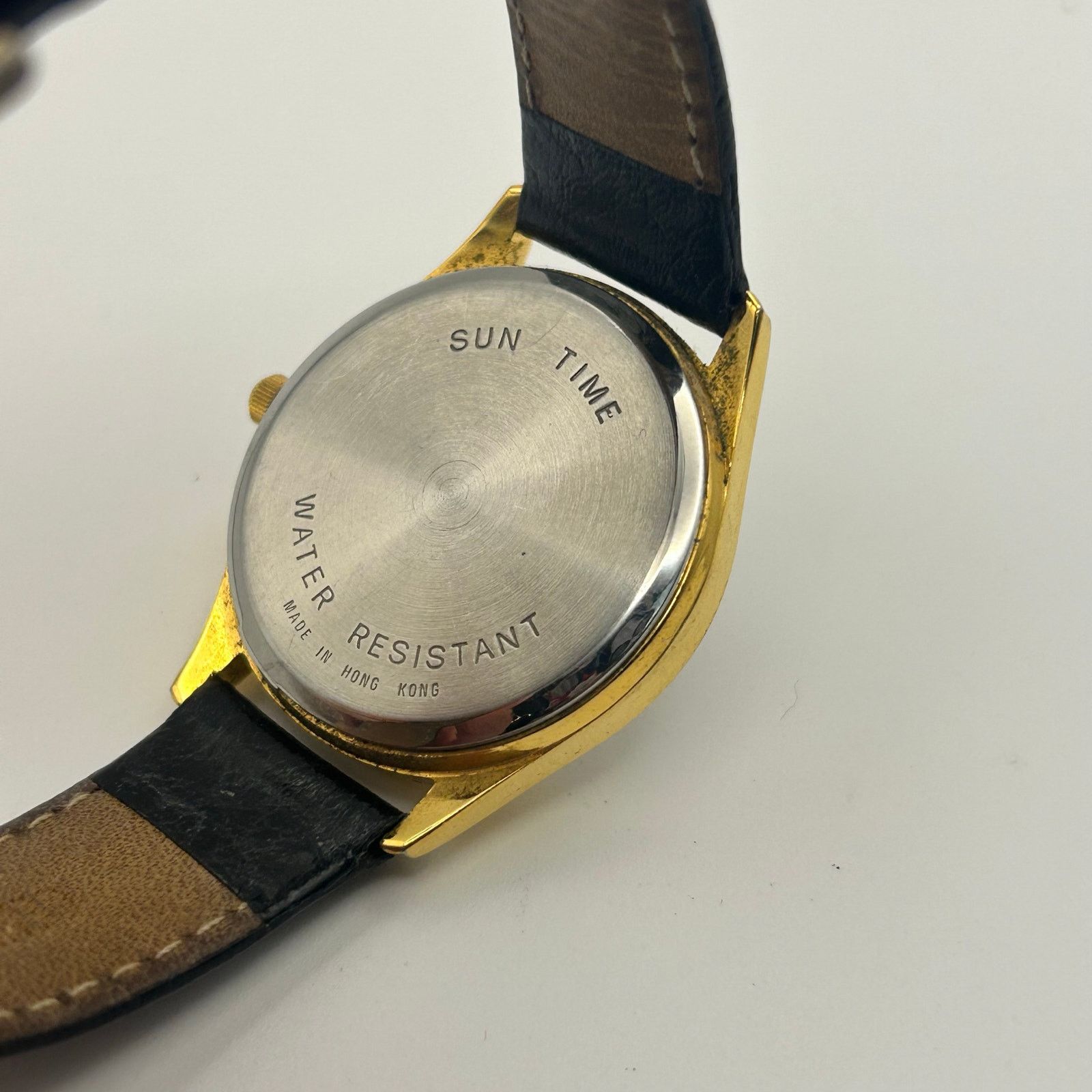 Other ISU Gold Tone Black Leather Women’s Watch New Battery Size ONE SIZE - 6 Thumbnail