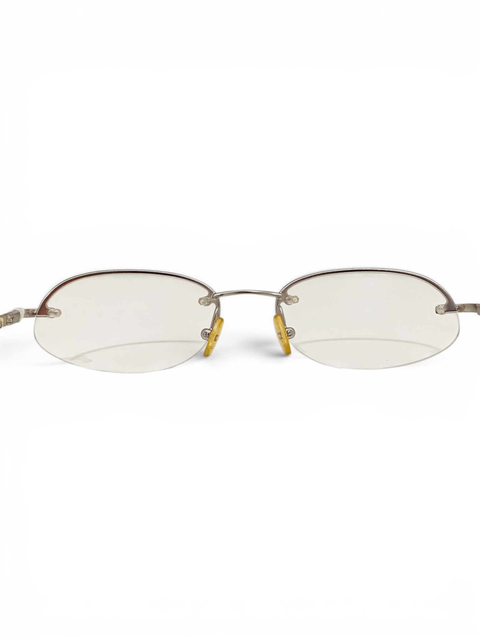 Prada Prada Logo Rimless Retro Oval Vintage Eyeglasses VPR 52D Y2K Size ONE SIZE - 9 Thumbnail