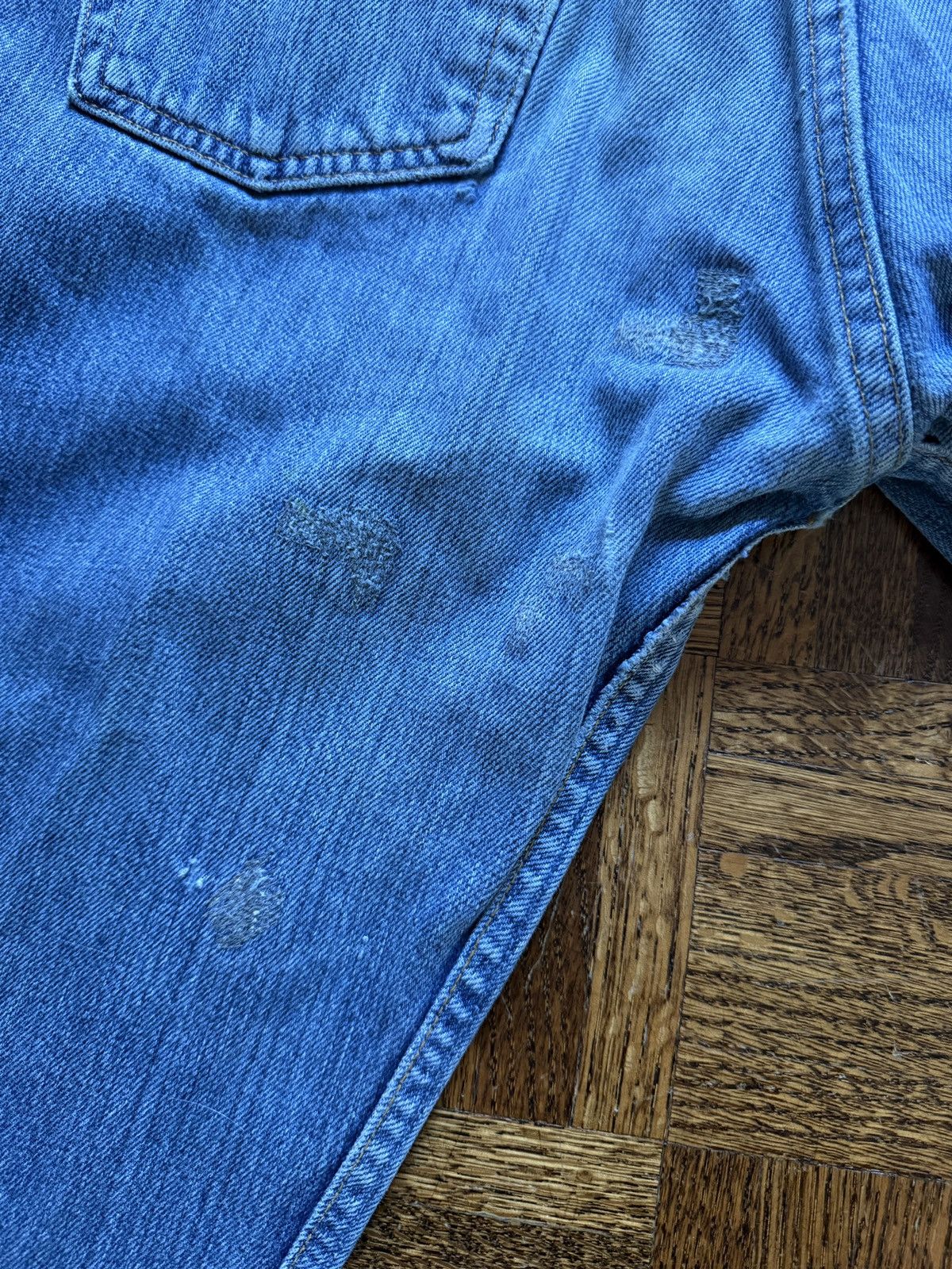Levi's Vintage Levi's 501 Distressed Denim Jeans Size US 29 - 10 Thumbnail