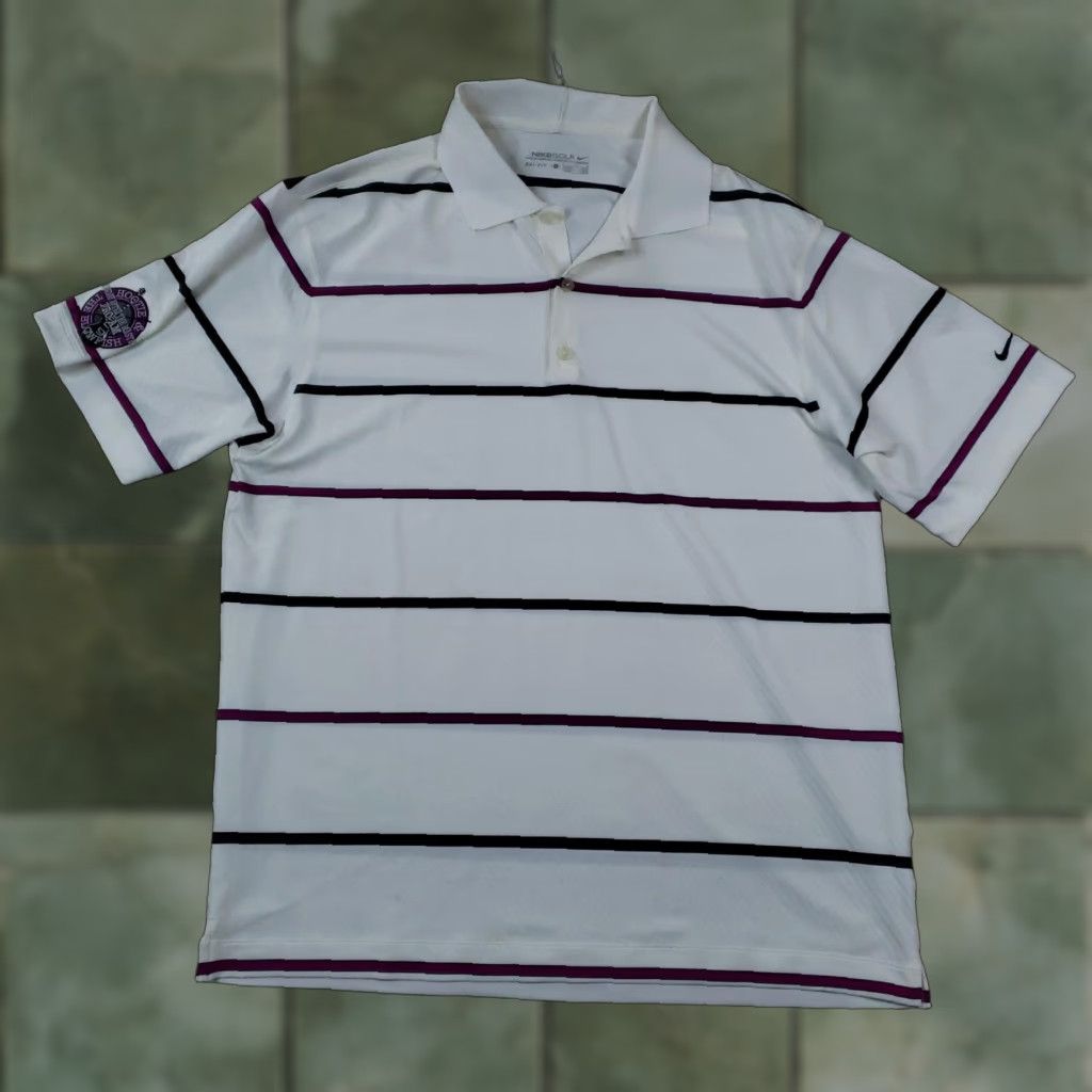 Nike Nike Golf Polo Shirt Mens Large White Dri-FIT Hootie & Blowfish Masters Pro-Am Size US L / EU 52-54 / 3 - 1 Thumbnail