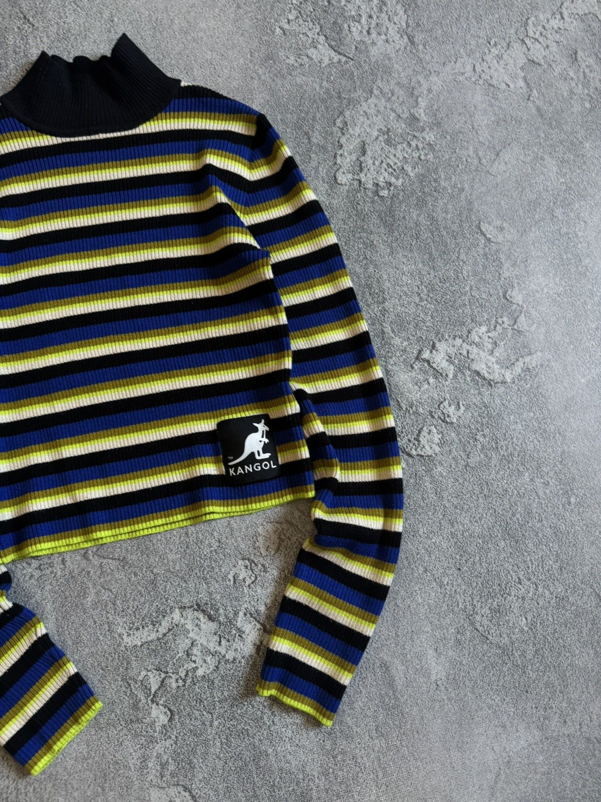 Kangol Kangol x H&M striped turtleneck sweater pullover jumper Size S / US 4 / IT 40 - 3 Thumbnail
