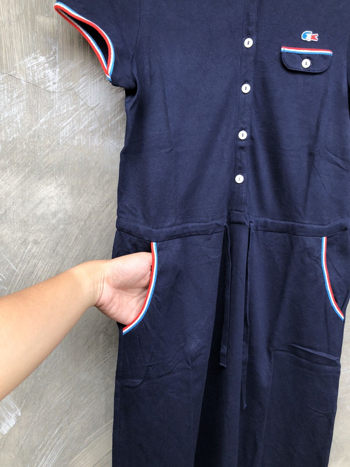 Lacoste Lacoste Retro Women Midi Dress Size XS / US 0-2 / IT 36-38 - 6 Thumbnail