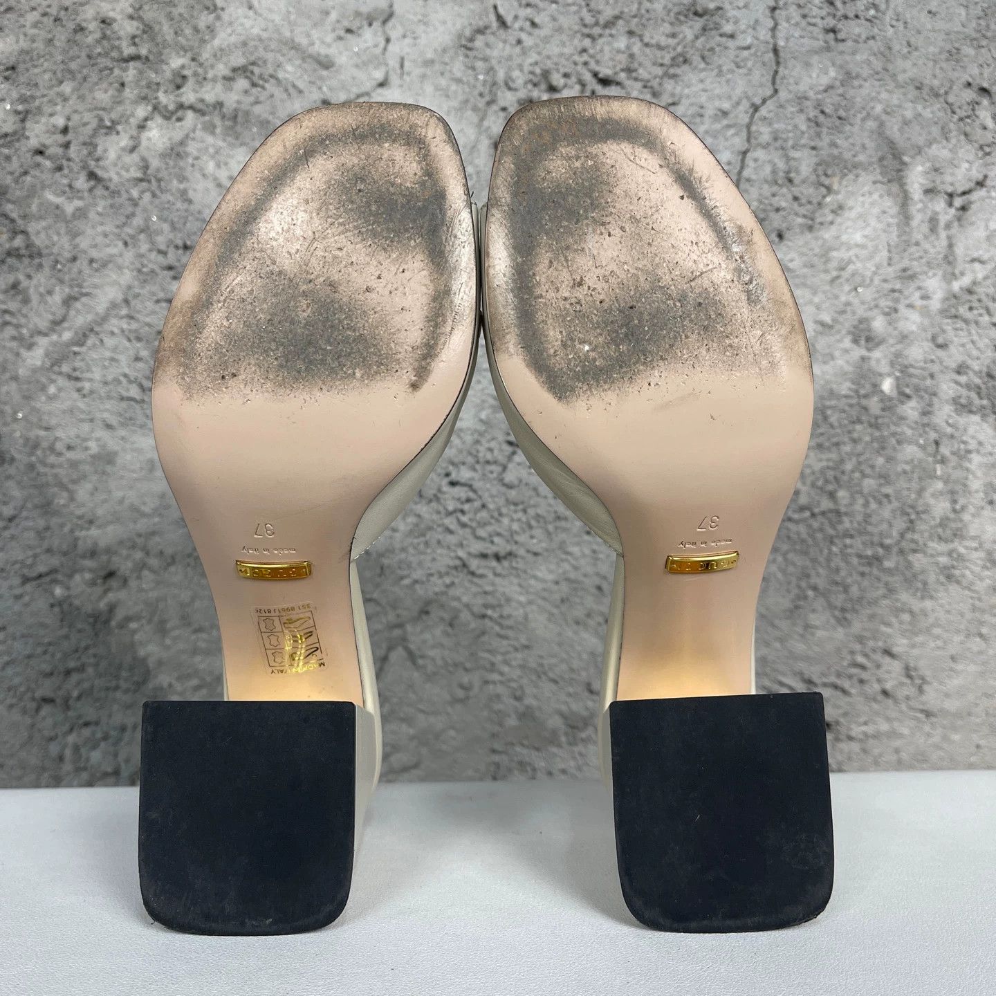 Gucci Gucci Women's Saddle Heeled Sandal 37 99New Size US 6.5 / IT 36.5 - 8 Thumbnail