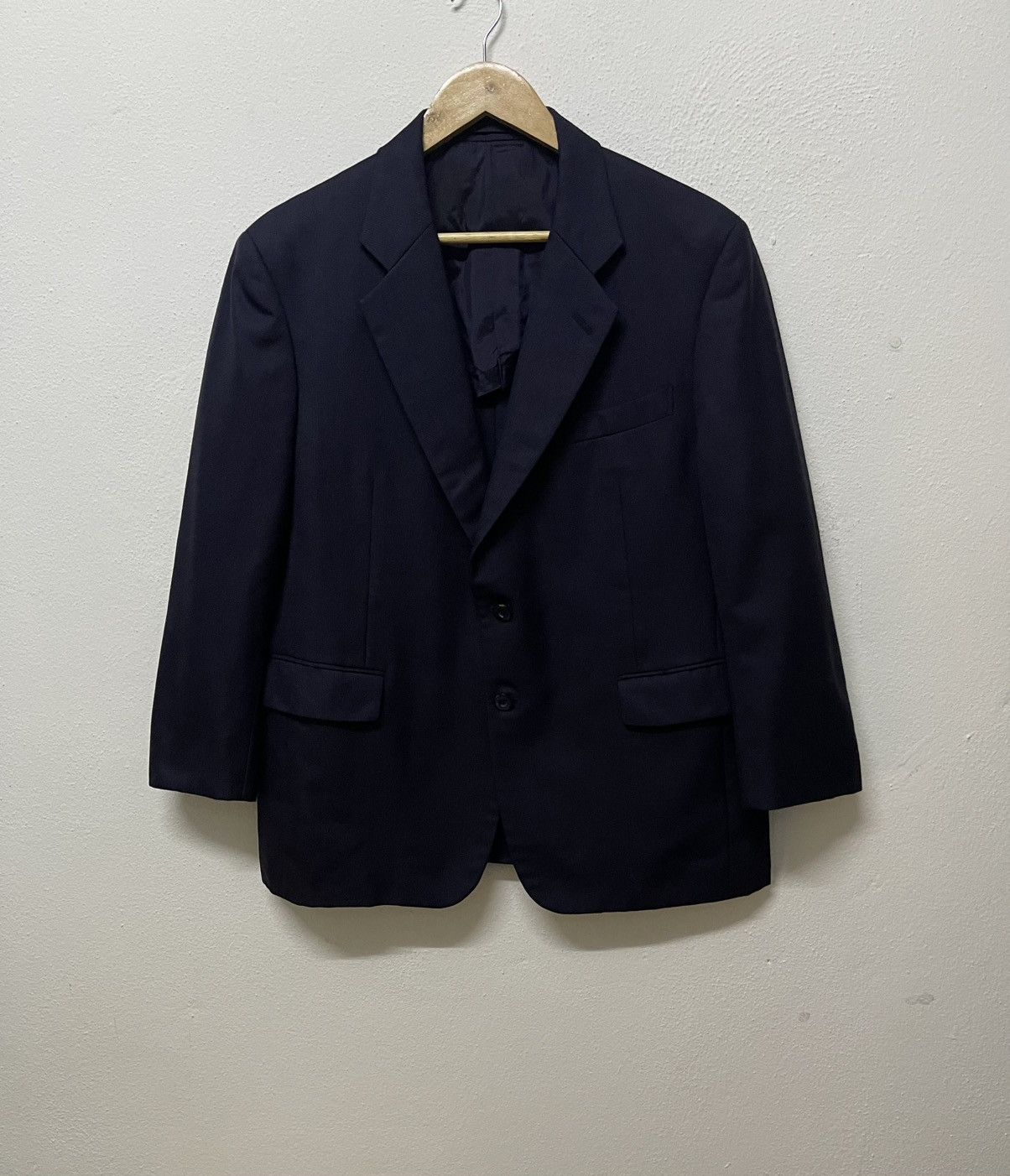 Balenciaga 2000s BALENCIAGA PARIS BLAZZER BLUE BLACK Size 38L - 1 Thumbnail