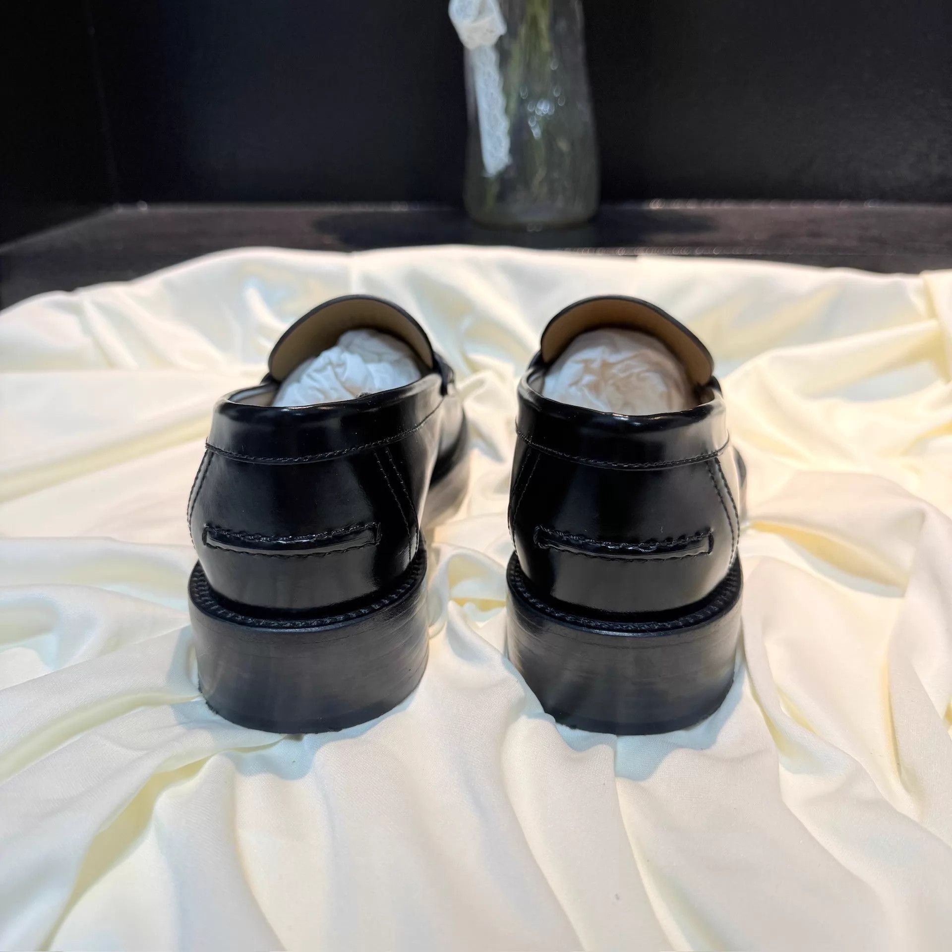Hermes Hermes Black Platform Loafer 36 (99 New) Size US 5.5 / IT 35.5 - 3 Thumbnail