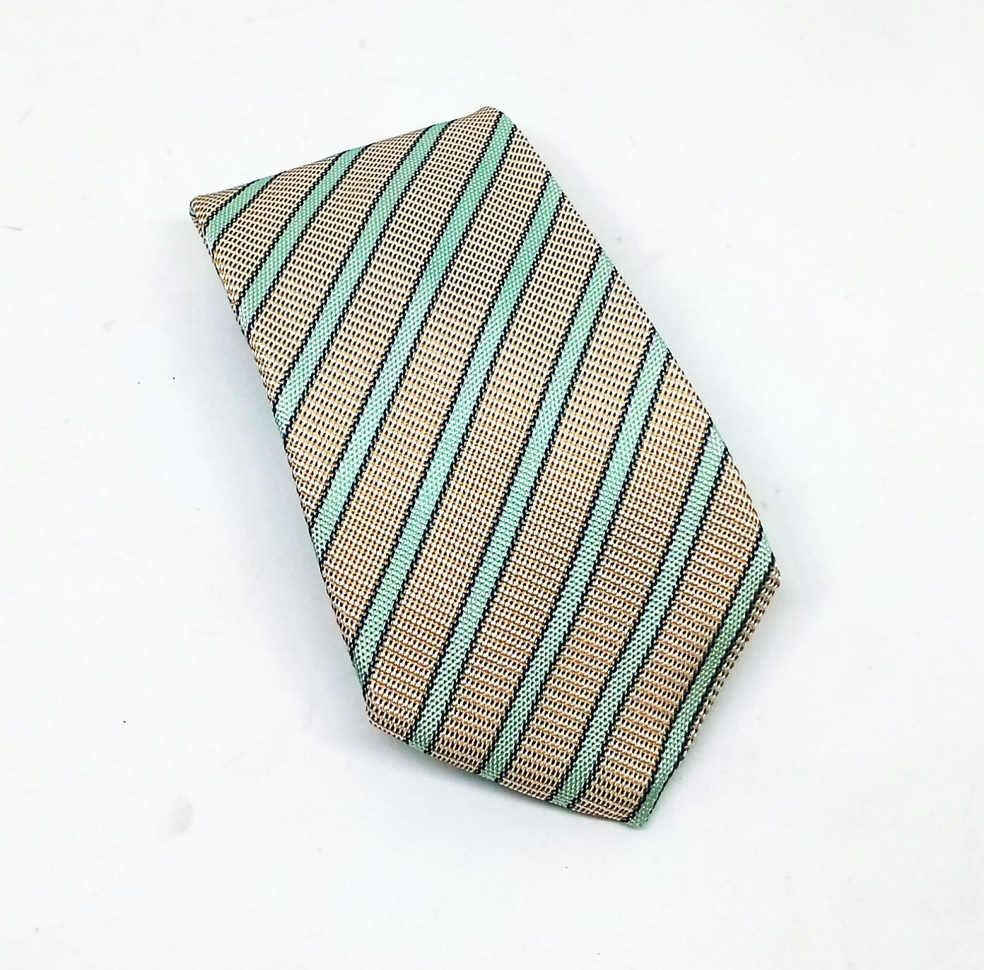 Altea Altea Milano Yellow Beige Silk Tie – Made in Italy Size ONE SIZE - 1 Thumbnail