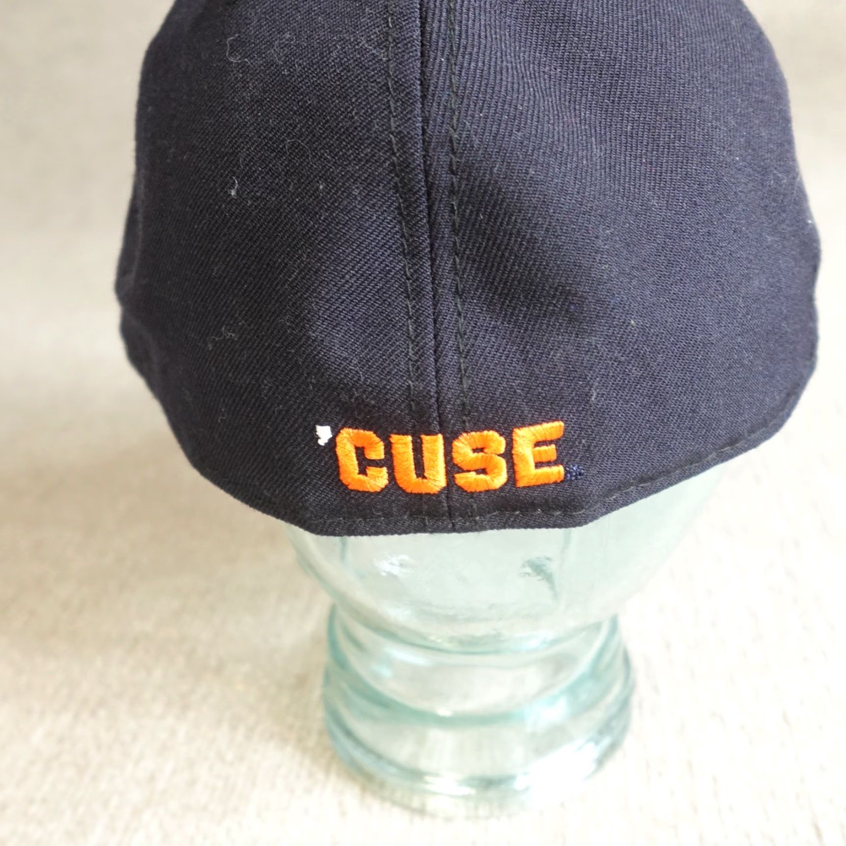 New Era New Era Syracuse Hat 7 3/4 Blue Wool Fitted Mens Baseball Cap 100% Wool 59FIFTY 7 3/4 Blue Size ONE SIZE - 3 Thumbnail