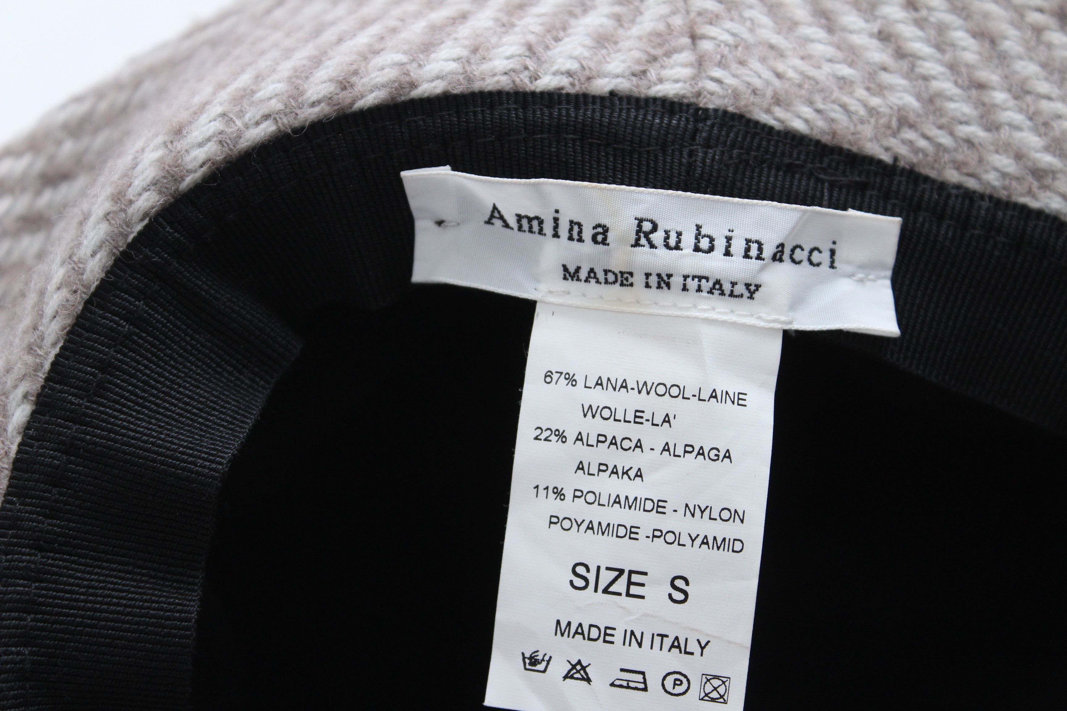Amina Rubinacci Amina Rubinacci Bucket Hat Alpaca Wool Made In Italy Rare Size ONE SIZE - 15 Thumbnail
