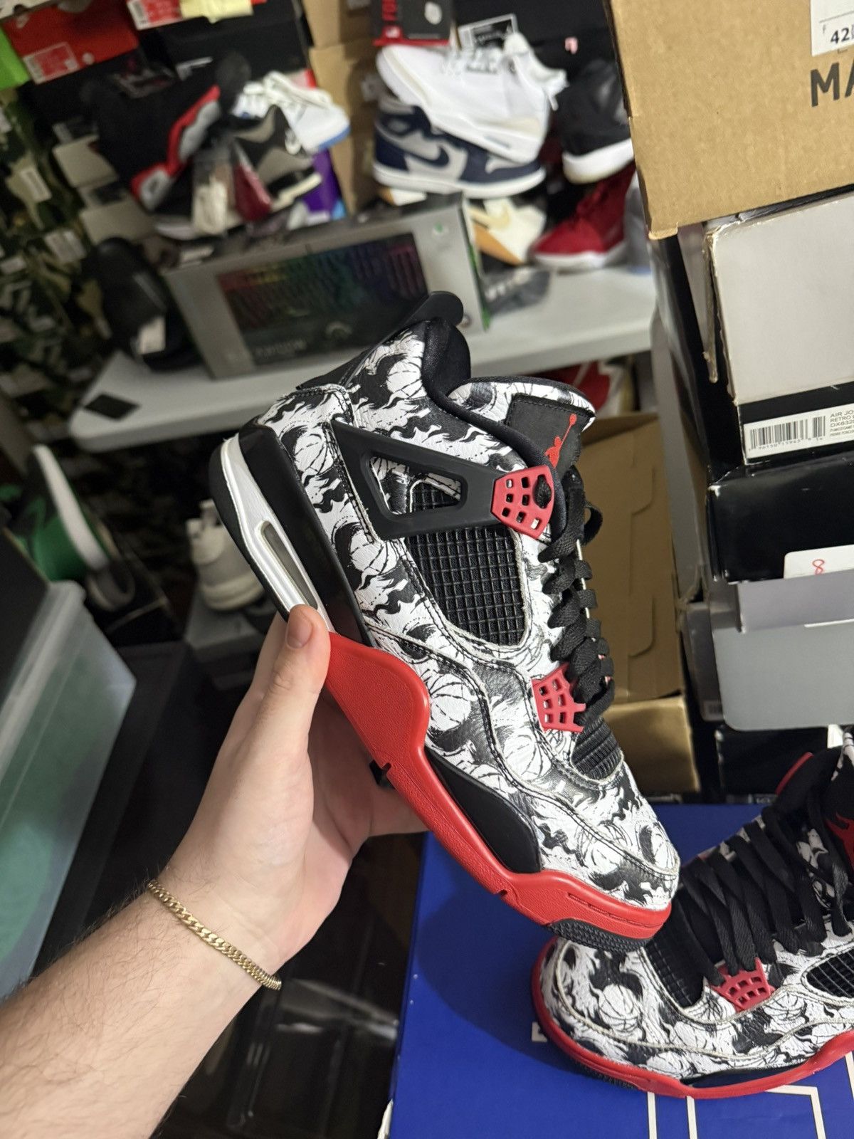 Jordan Brand Jordan retro 4 tattoo sz 9.5 Size US 9.5 / EU 42-43 - 1 Thumbnail