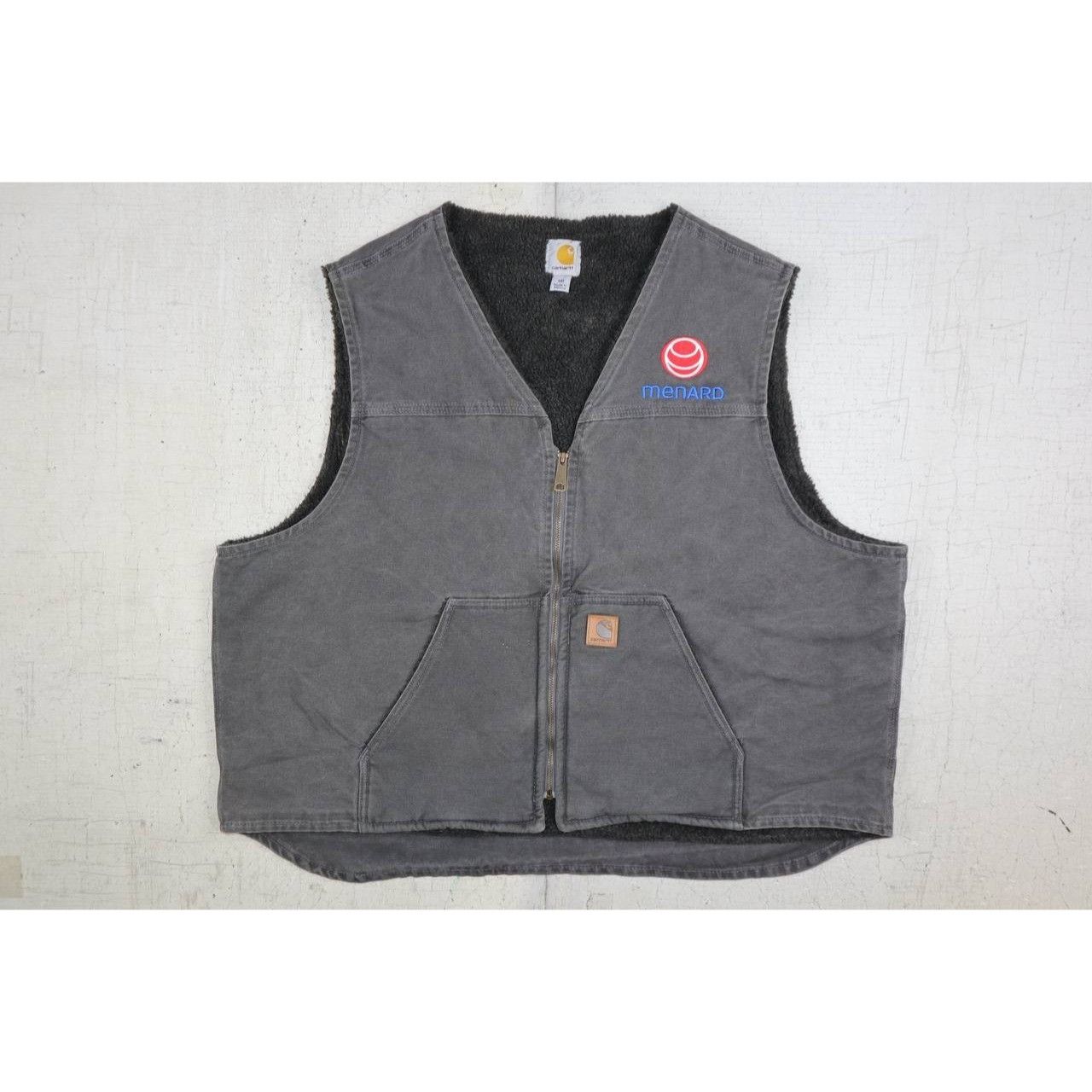Carhartt Carhartt V26 Sherpa Lined Vest Men's 3XL Gravel Size US XXL / EU 58 / 5 - 9 Thumbnail