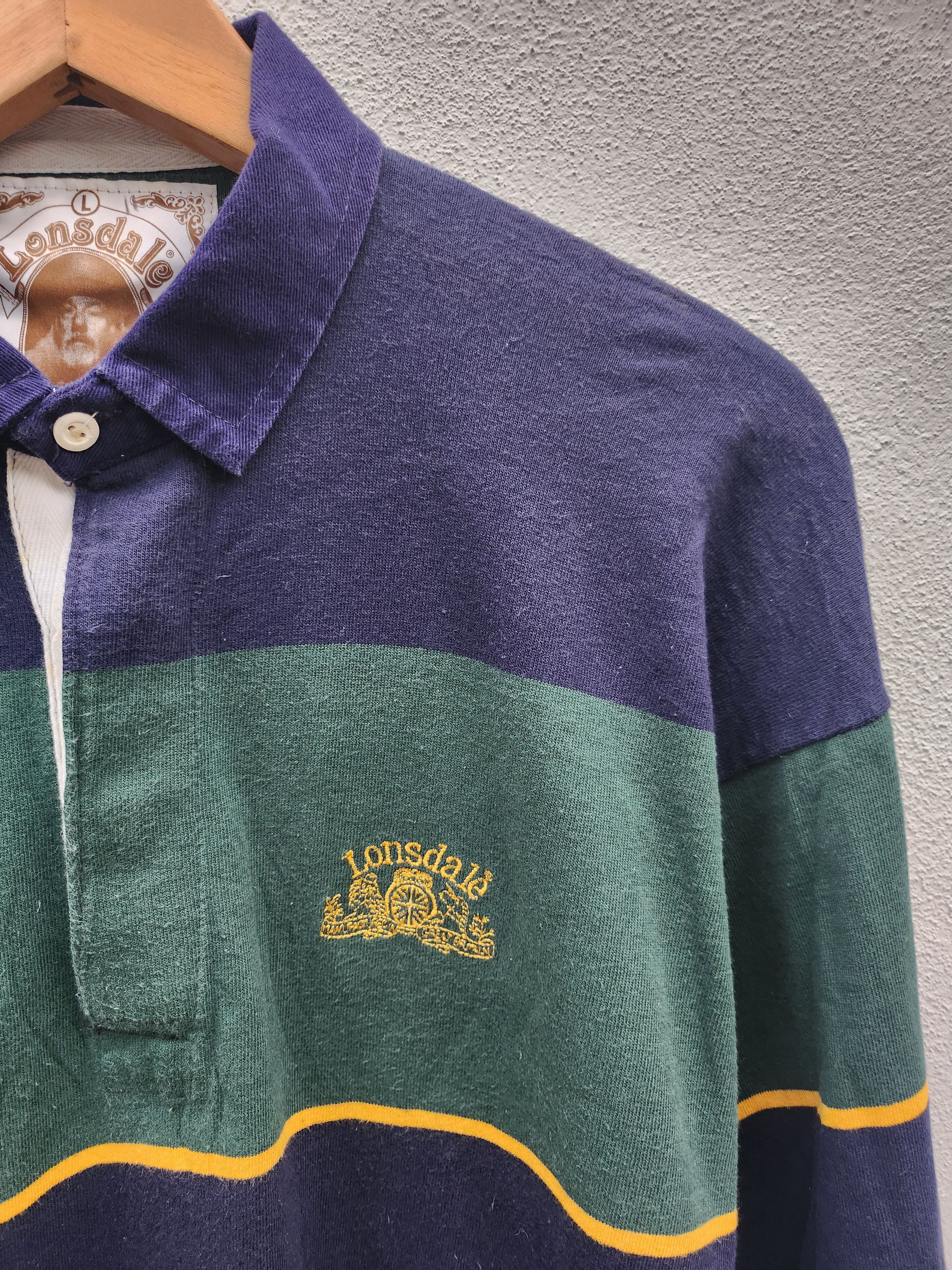 Lonsdale × Seditionaries 💥Lonsdale Rugby Stripes Mod Style Size US L / EU 52-54 / 3 - 4 Thumbnail