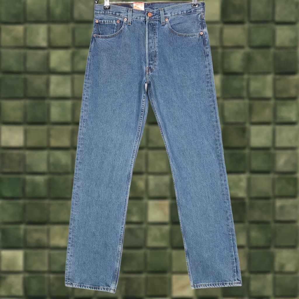 Levi's VINTAGE Levi’s 501 Jeans Men 31/32 W31 L32 Regular Straight Preshrunk 1999 December Blue Size US 31 - 1 Thumbnail