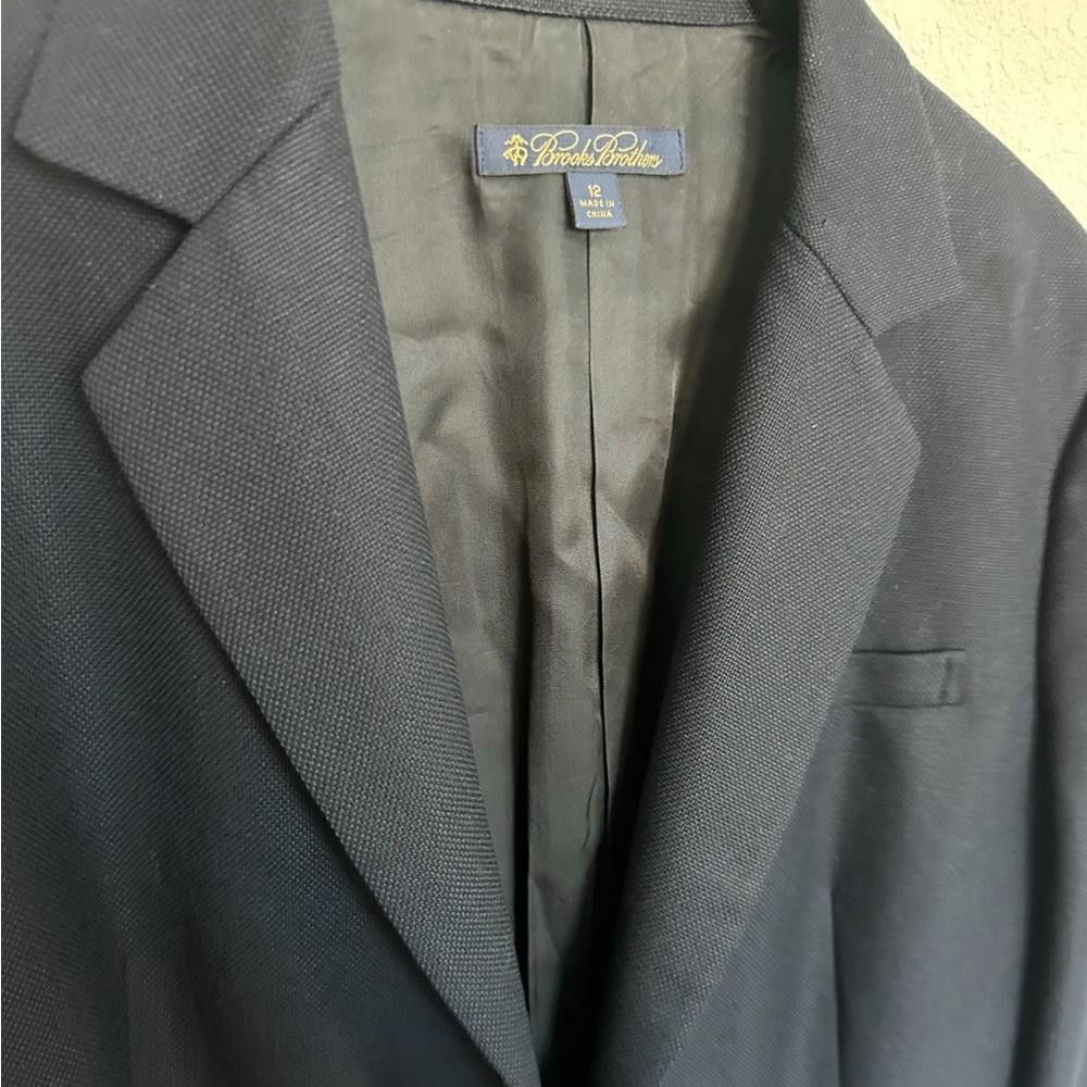 Brooks Brothers Brooks Brothers Navy Blue Vintage Wool Blazer Jacket 12 Size XL / US 12-14 / IT 48-50 - 2 Thumbnail