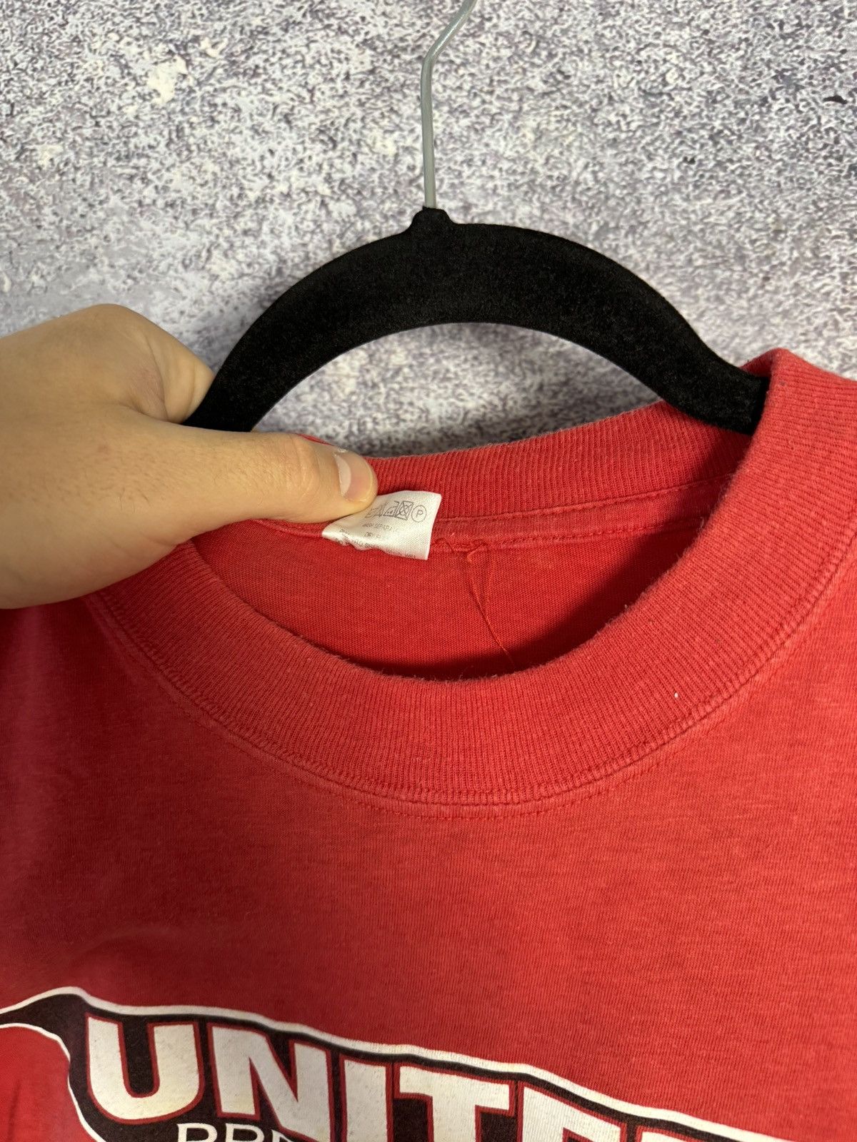 Vintage Vintage Manchester United Champions 2007 Red Tee Merchandise Size US S / EU 44-46 / 1 - 10 Thumbnail