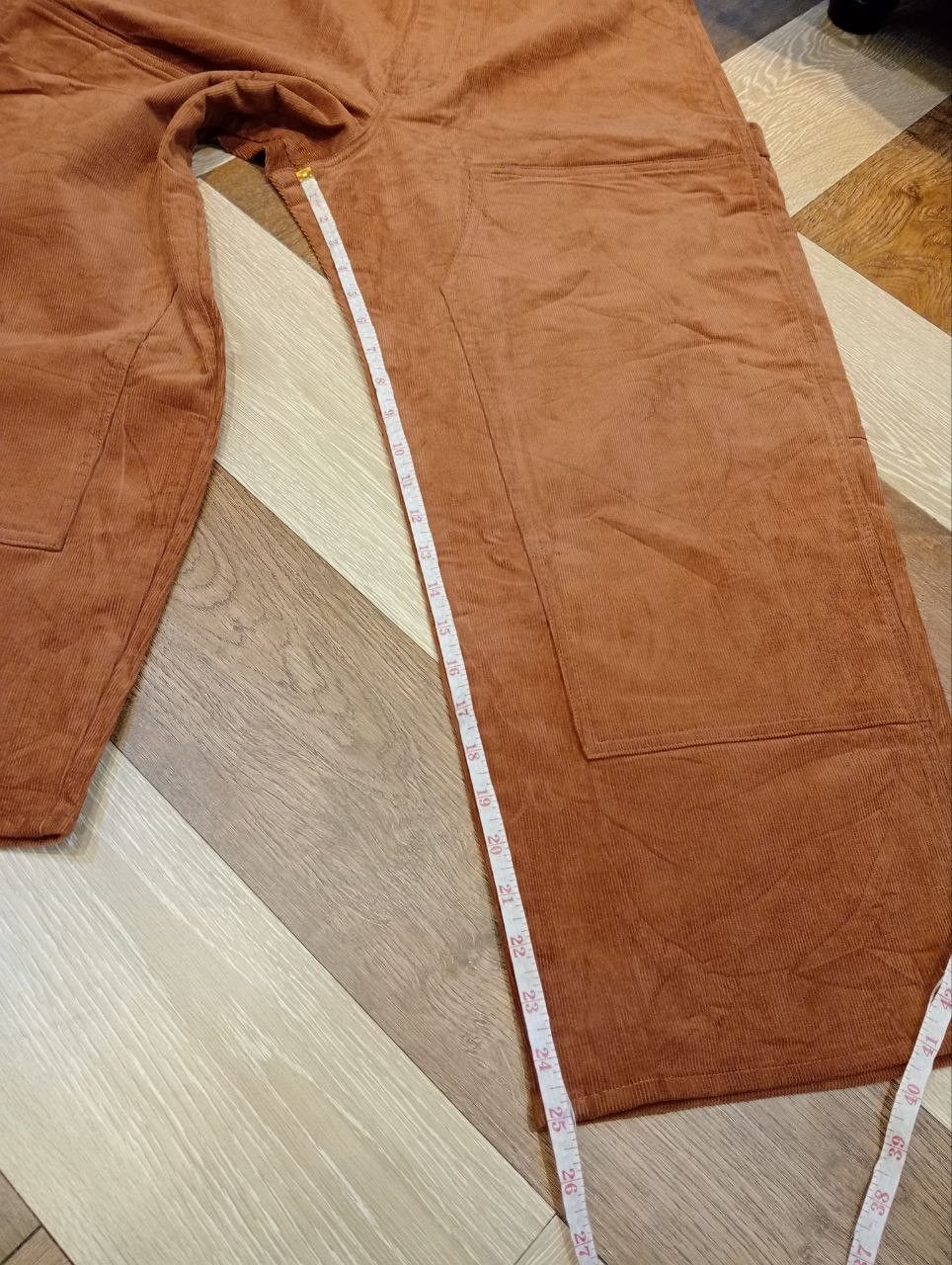 Japanese Brand GU JAPAN DOUBLE KNEE BAGGY CORDUROY PANTS Size US 34 / EU 50 - 11 Thumbnail