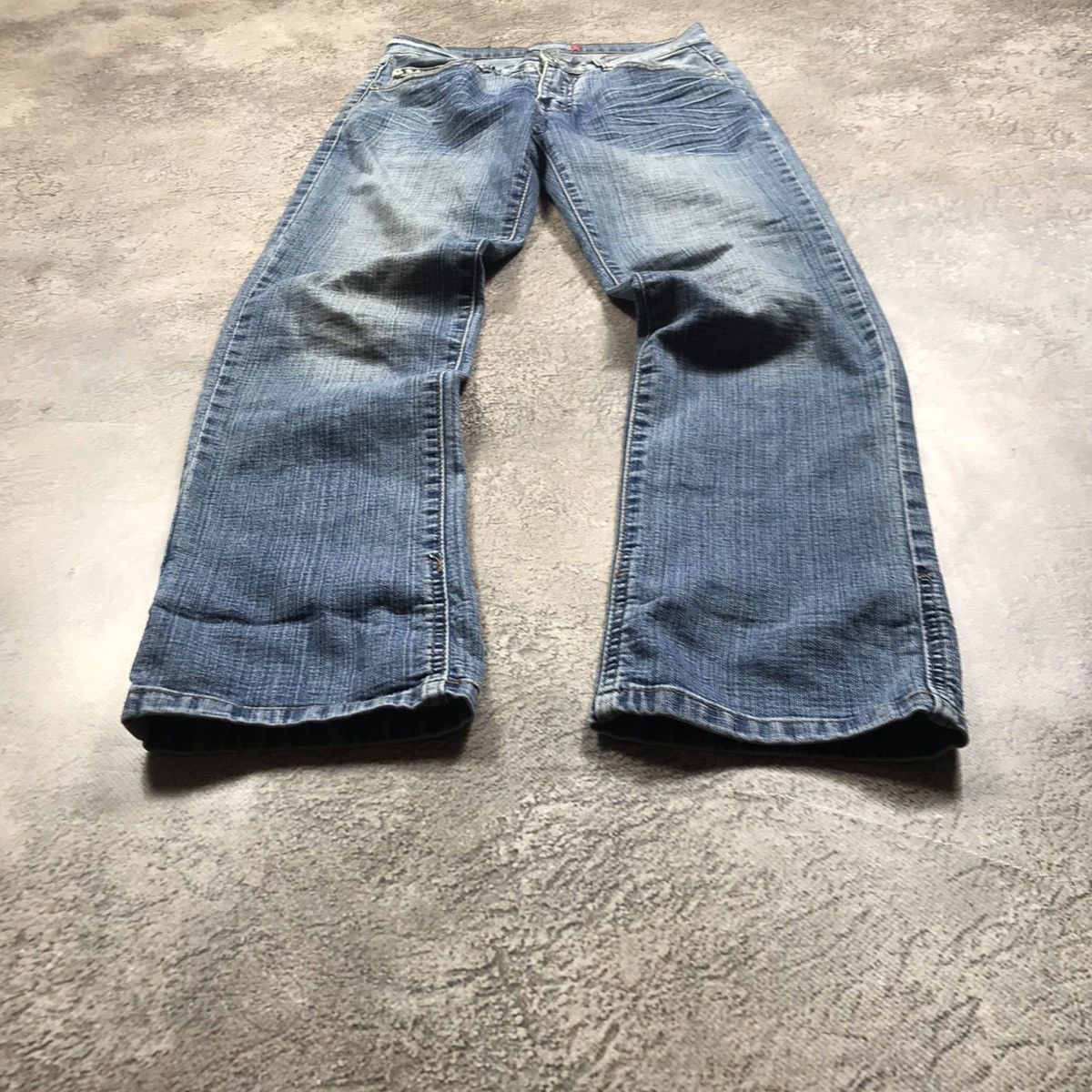 Vintage Vintage 90s Distressed Baggy Jeans Thrashed Grunge Skate 25 Size 25" / US 0 / IT 36 - 1 Thumbnail