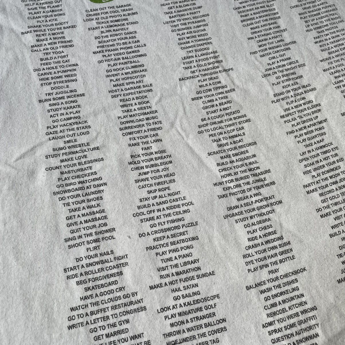 Vintage Vintage Y2K Sun Faded 420 Graphic Tee Cream Oversized XXL Size US XXL / EU 58 / 5 - 8 Thumbnail