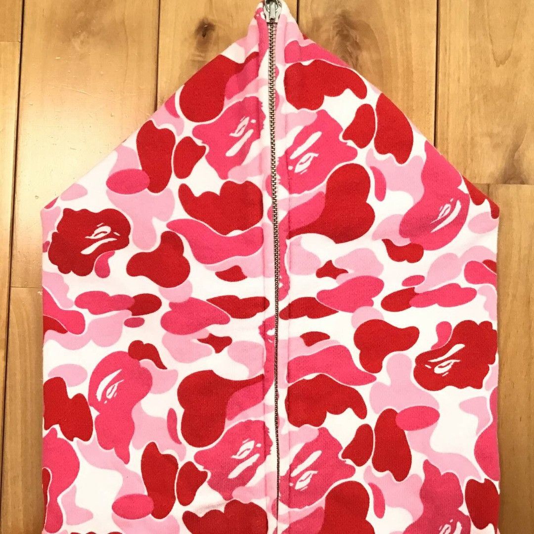 Bape BAPE logo ABC camo pink full zip hoodie a bathing ape Size US L / EU 52-54 / 3 - 4 Thumbnail