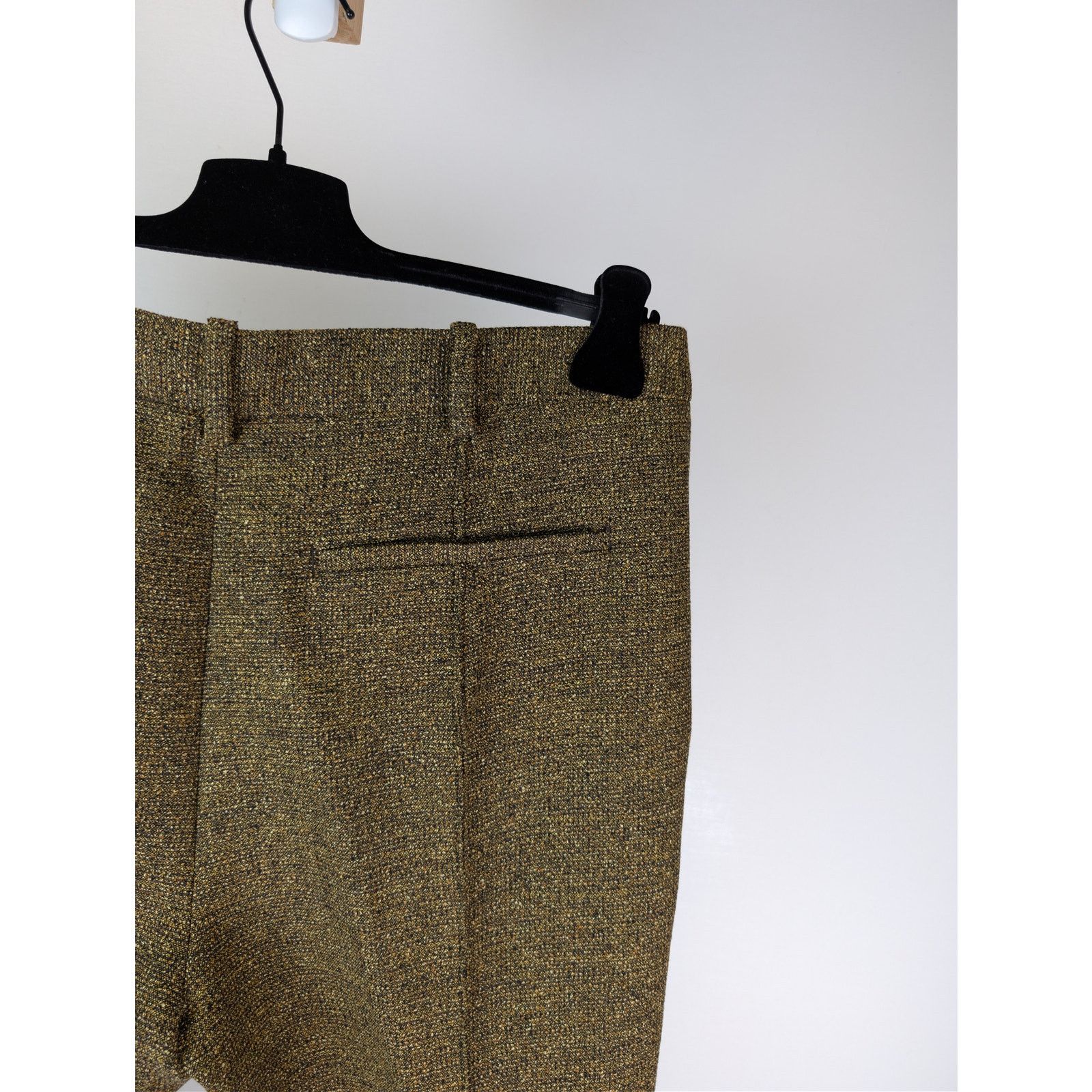 Bottega Veneta o1rshd1 Double Compact Cotton Frise Trousers Pants in Flax Size US 34 / EU 50 - 15 Thumbnail
