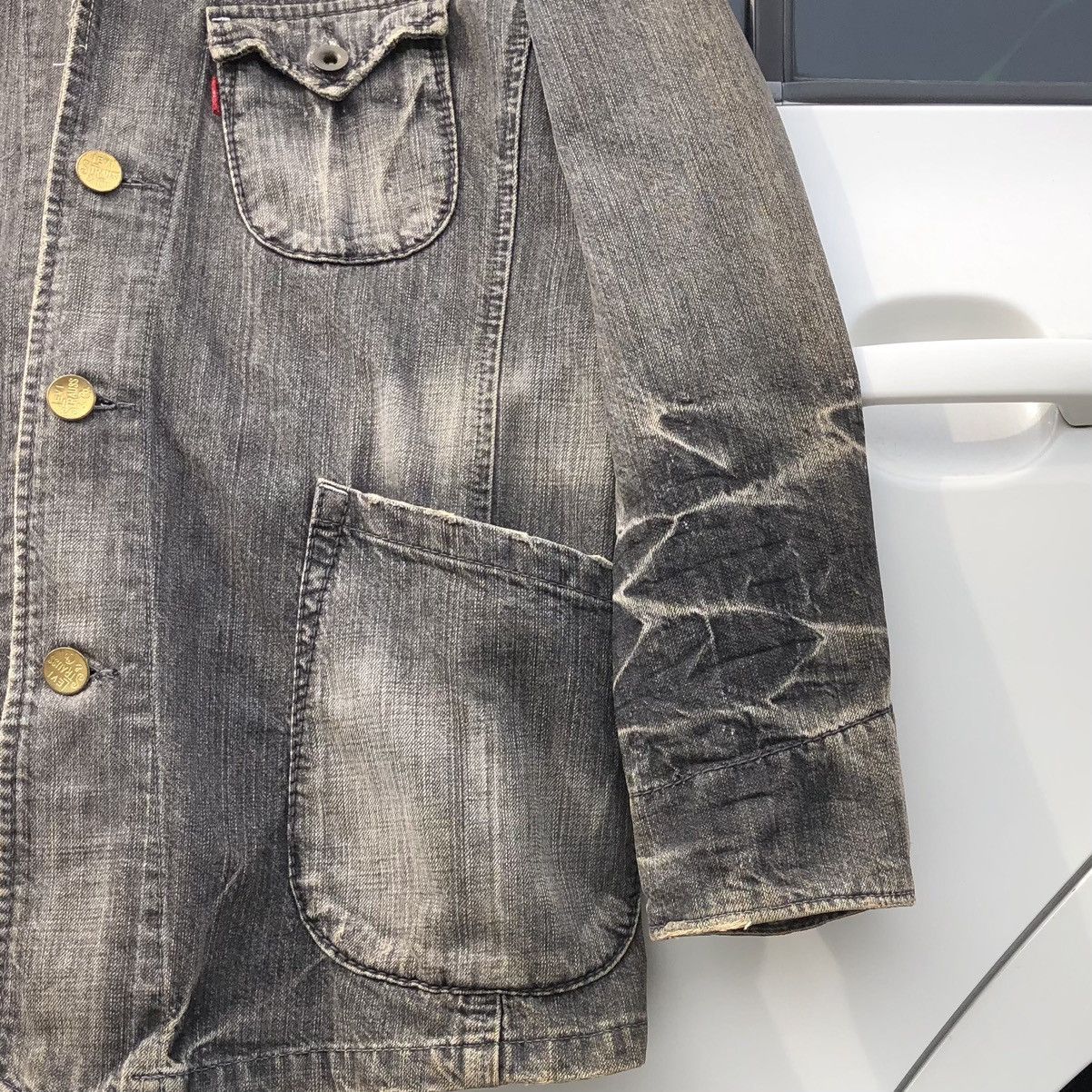 Levi's Vintage Clothing Vintage Levis Redloop Chore Denim Jacket Size US M / EU 48-50 / 2 - 4 Thumbnail