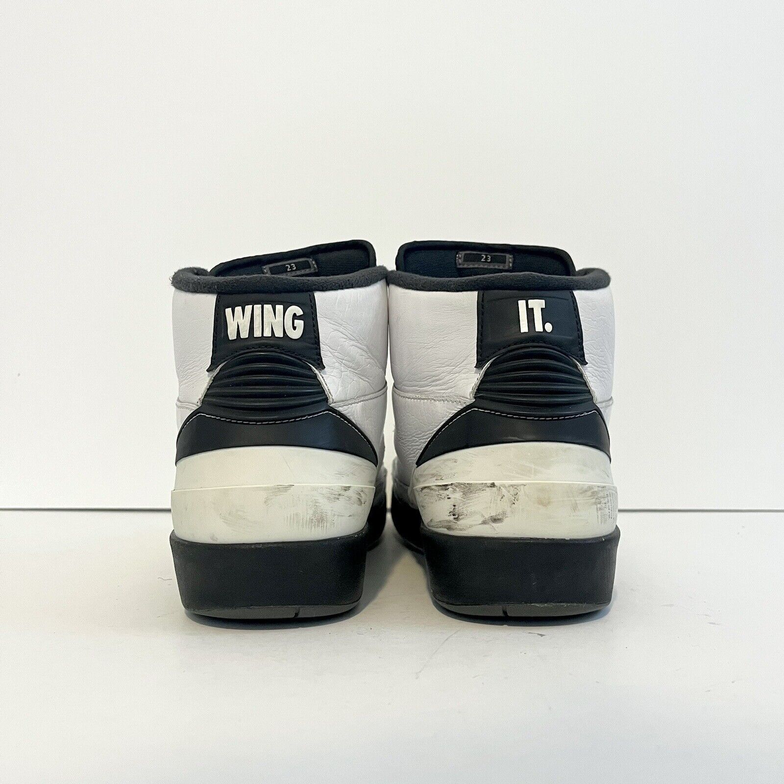 Jordan Brand 2016 Air Jordan 2 II Retro Wing It 834272-103 Wht Blk 10.5 Size US 10.5 / EU 43-44 - 5 Thumbnail