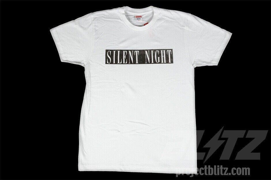 Supreme FW14 SUPREME SILENT NIGHT TEE T-SHIRT WHITE S SMALL 2014 Size US S / EU 44-46 / 1 - 2 Thumbnail