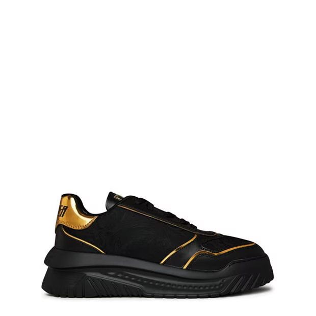 Versace o1g2r1mq0824 Odissea Trainers in Black & Gold Size US 11 / EU 44 - 1 Thumbnail