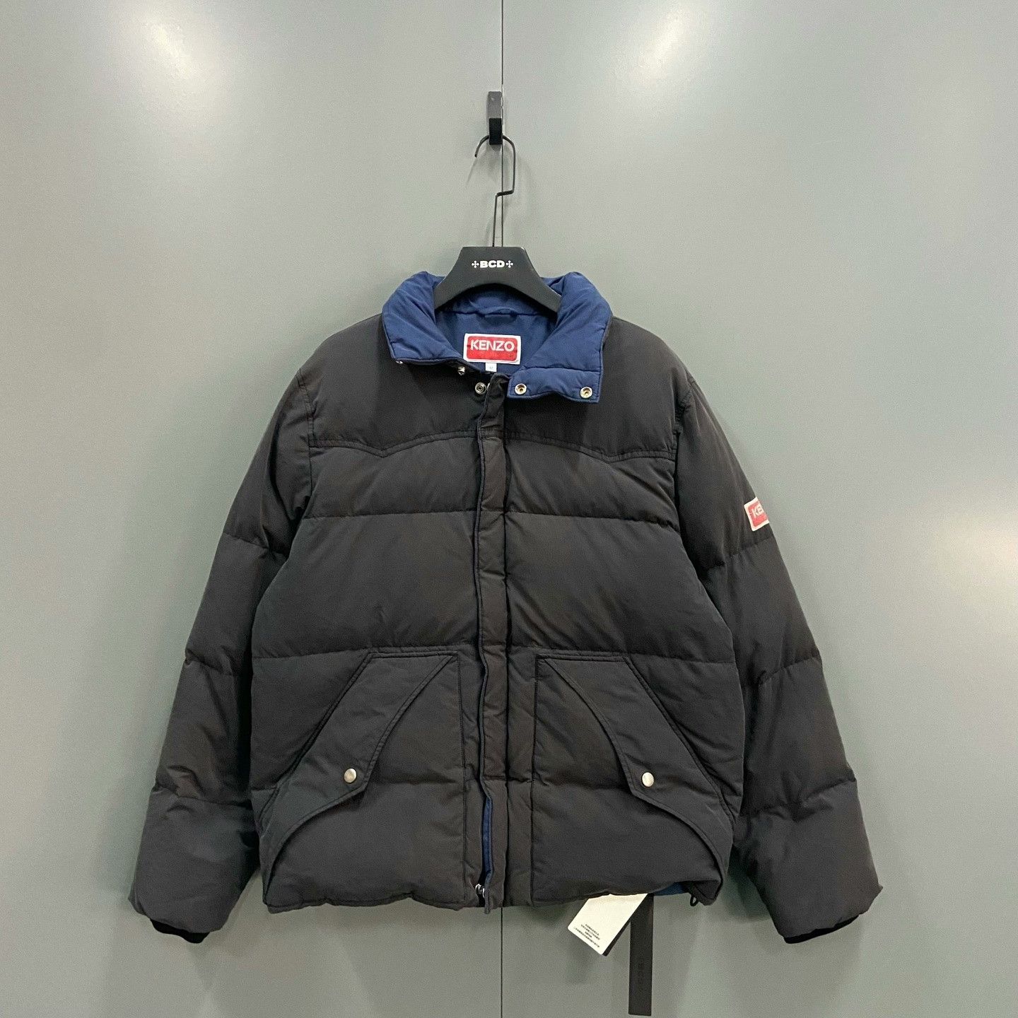 Kenzo Kenzo Embroidered Lapel Down Jacket Size US M / EU 48-50 / 2 - 1 Thumbnail
