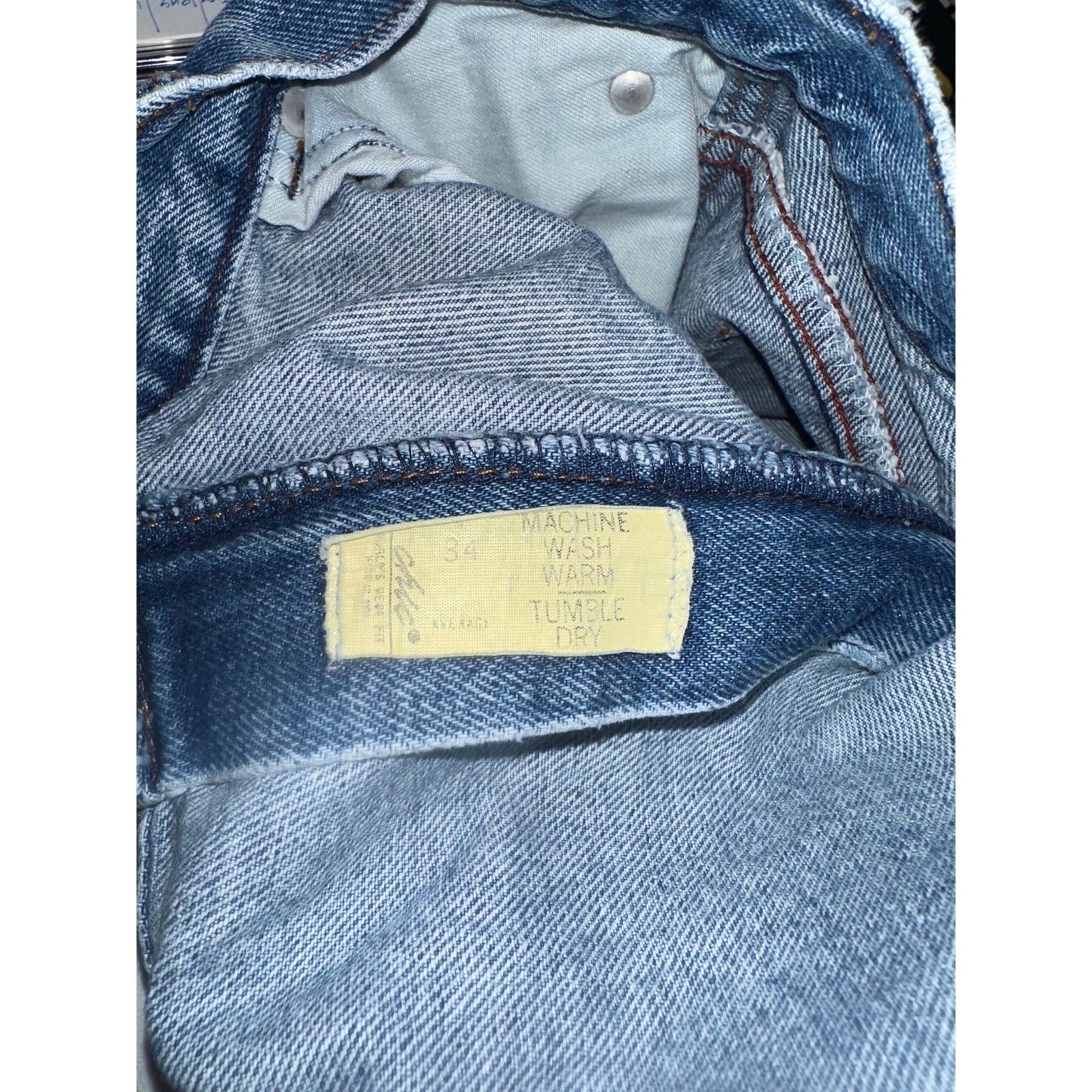 Chic & Mode Vintage 80’s Womens Size 34 Chic Jeans High Waist Made USA Size 34" / US 12 / IT 48 - 12 Thumbnail