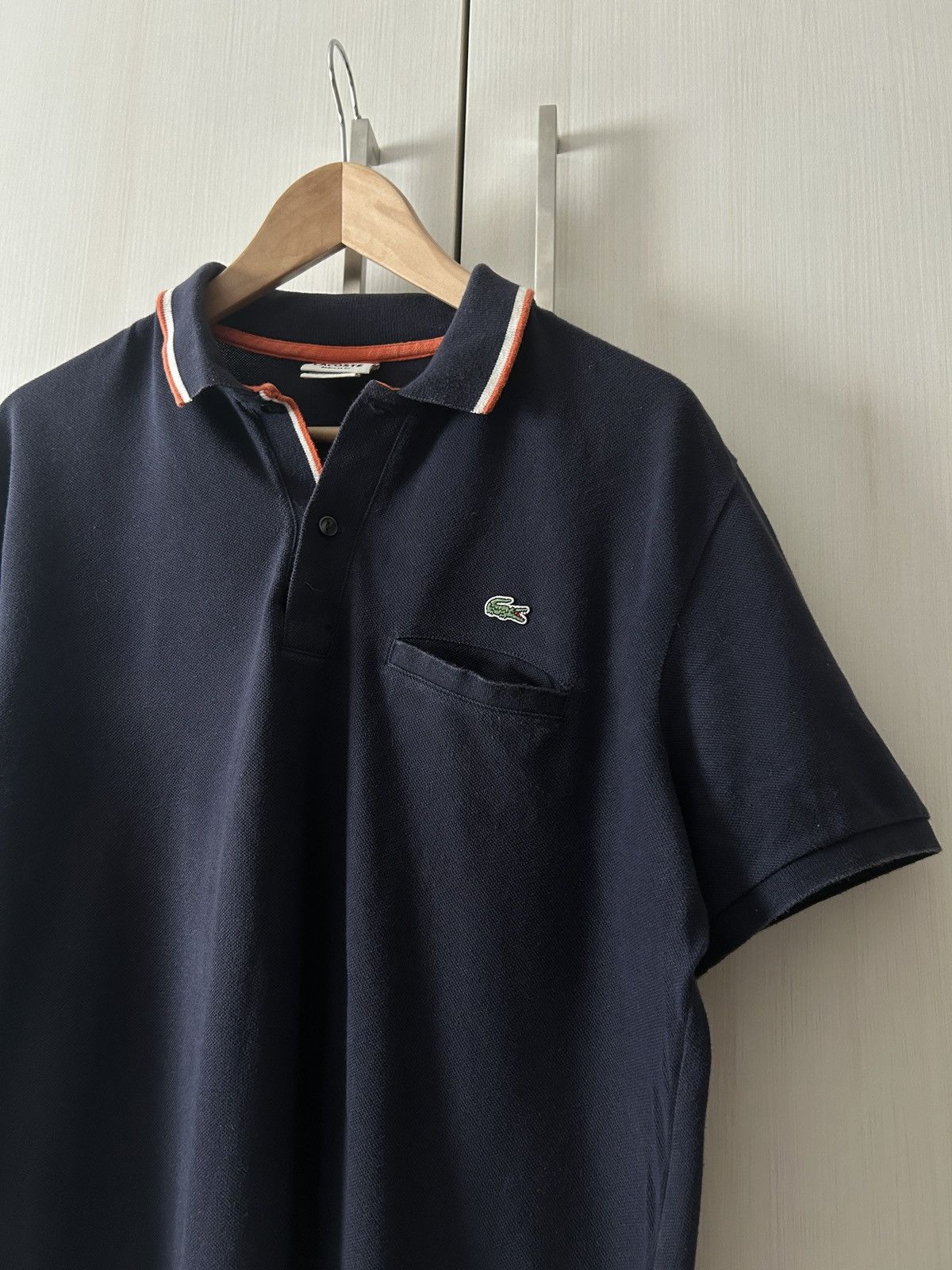 Lacoste Vintage Lacoste blue polos mens made in peru Size US M / EU 48-50 / 2 - 2 Thumbnail