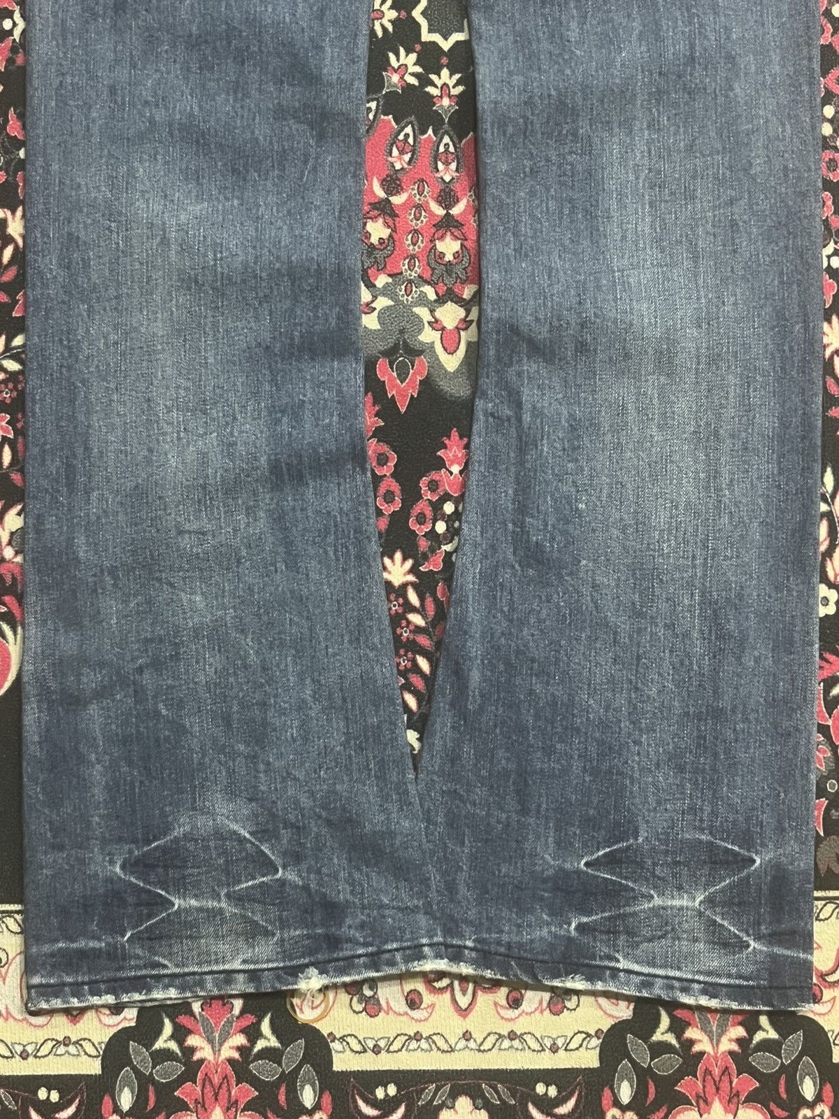 If Six Was Nine Japanese Brand Venus Fragment Design Studded Rip Flare Jeans Size 30" / US 8 / IT 44 - 11 Thumbnail