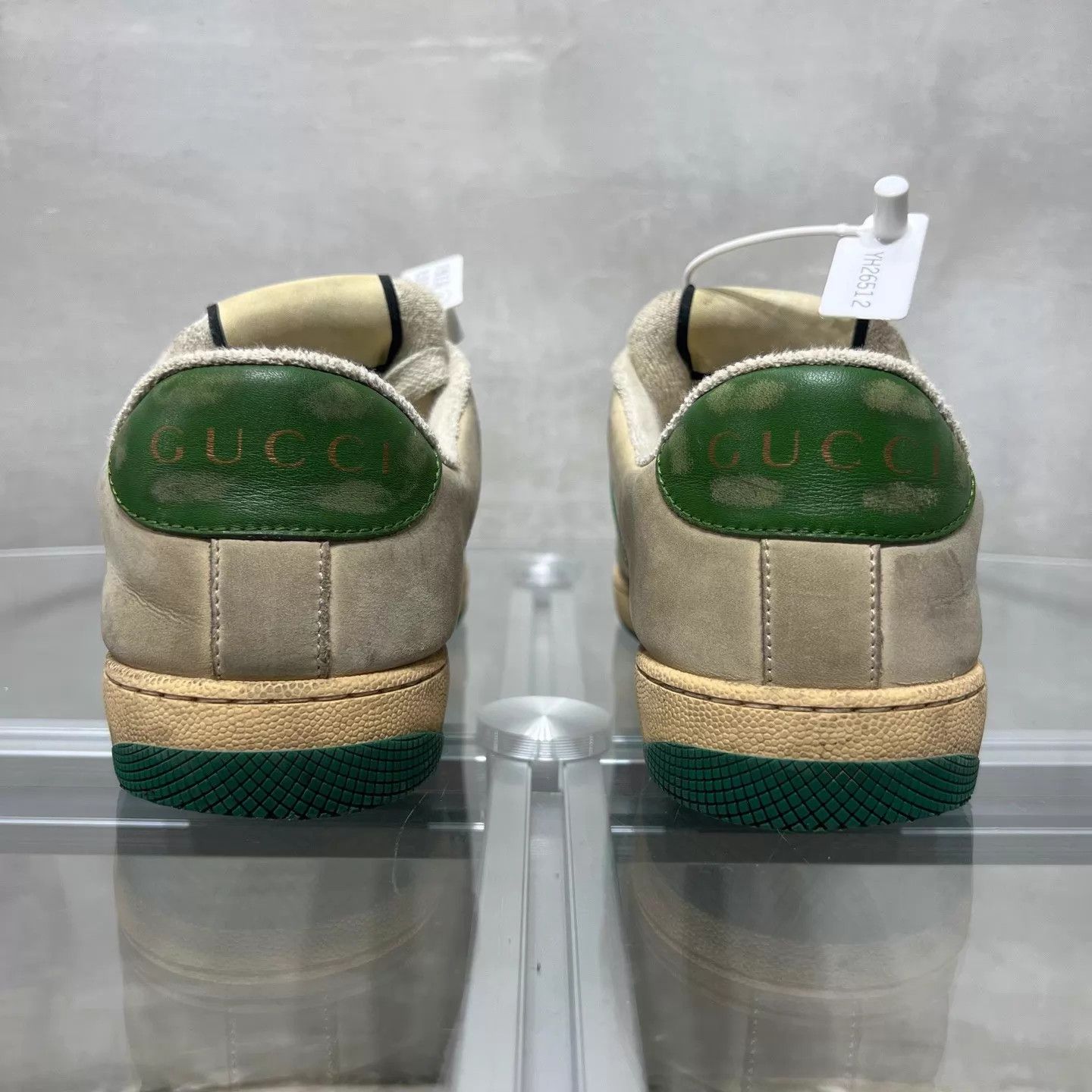 Gucci Gucci Enamel Dirty Green Sneakers UK6.5 (40.5) Size US 7.5 / EU 40-41 - 6 Thumbnail