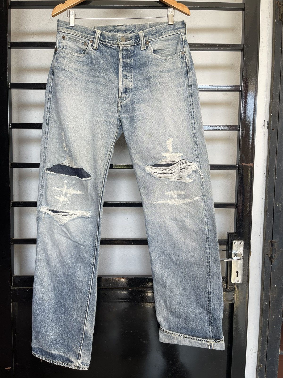 The Flat Head Vintage Distressed Selvedge The Flat Head Denim Size US 32 / EU 48 - 1 Thumbnail
