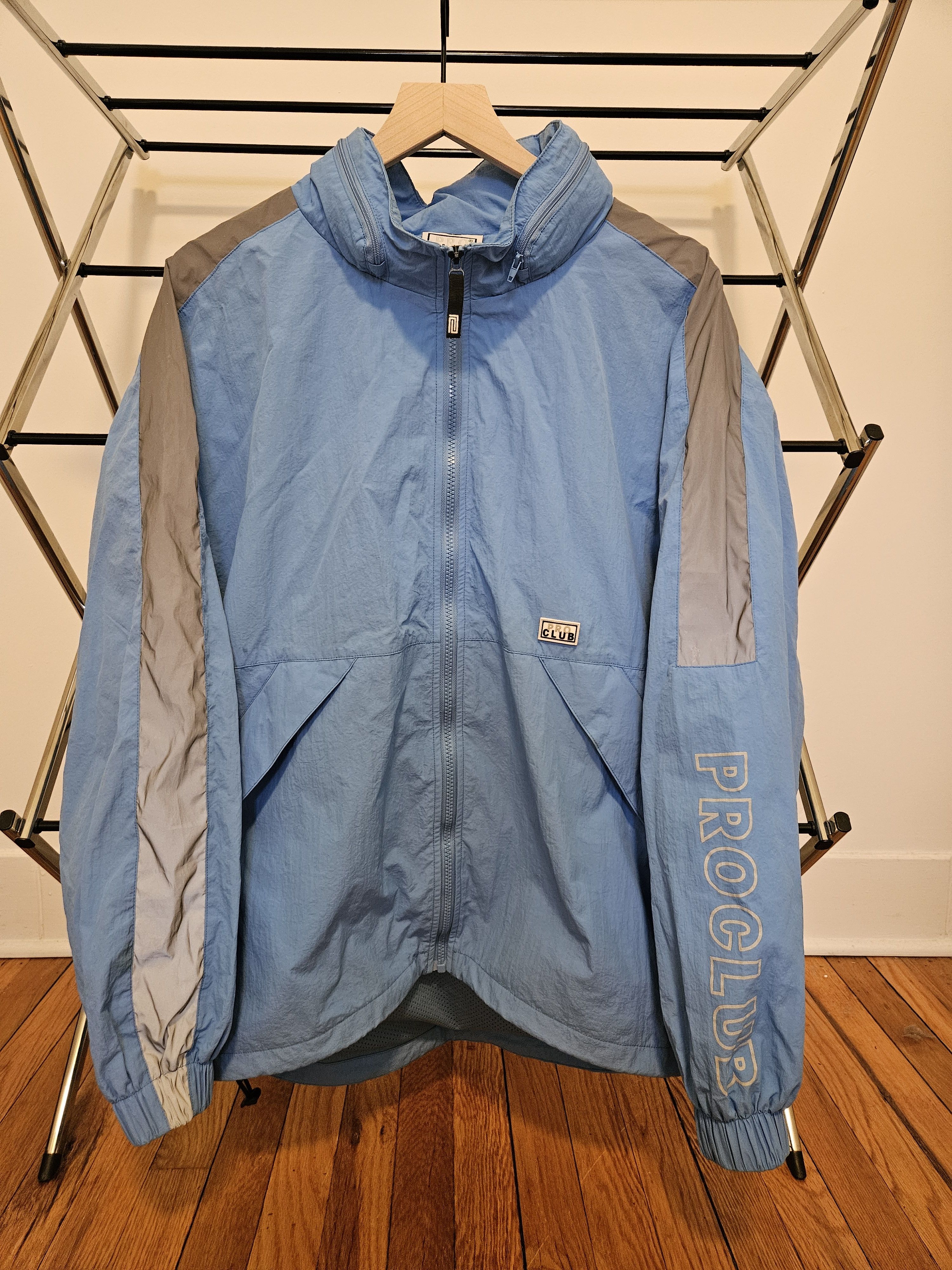 Other Pro Club Heavy Weight Windbreaker Reflective - zipped hood Size US L / EU 52-54 / 3 - 1 Thumbnail