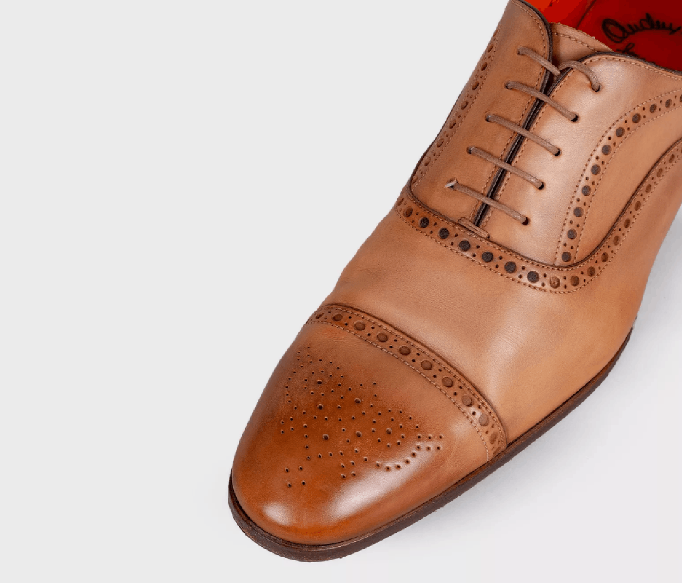 Santoni Santoni Men’s Brown Leather Brogue Shoes Size US 10 / EU 43 - 4 Thumbnail