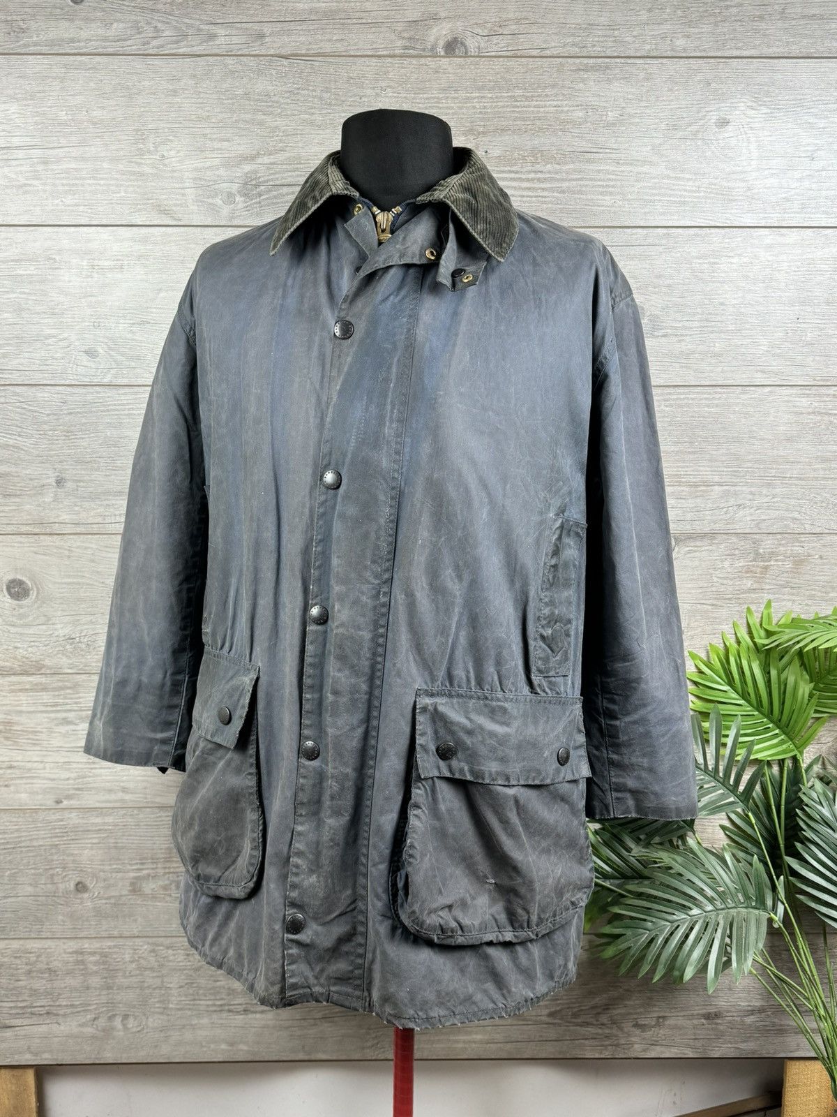 Barbour × Outdoor Life × Vintage Barbour Border Waxed Jacket Rare 