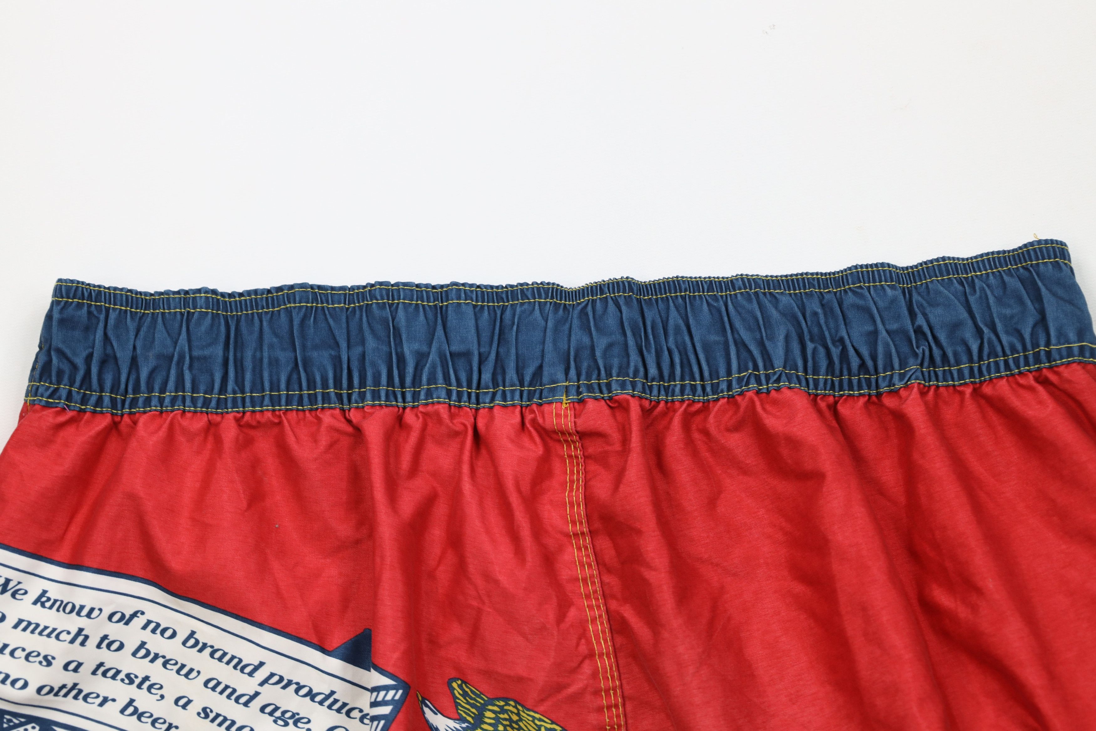 Budweiser Vintage Y2K Anheuser Busch Budweiser Board Shorts Trunks Size US 38 / EU 54 - 12 Thumbnail