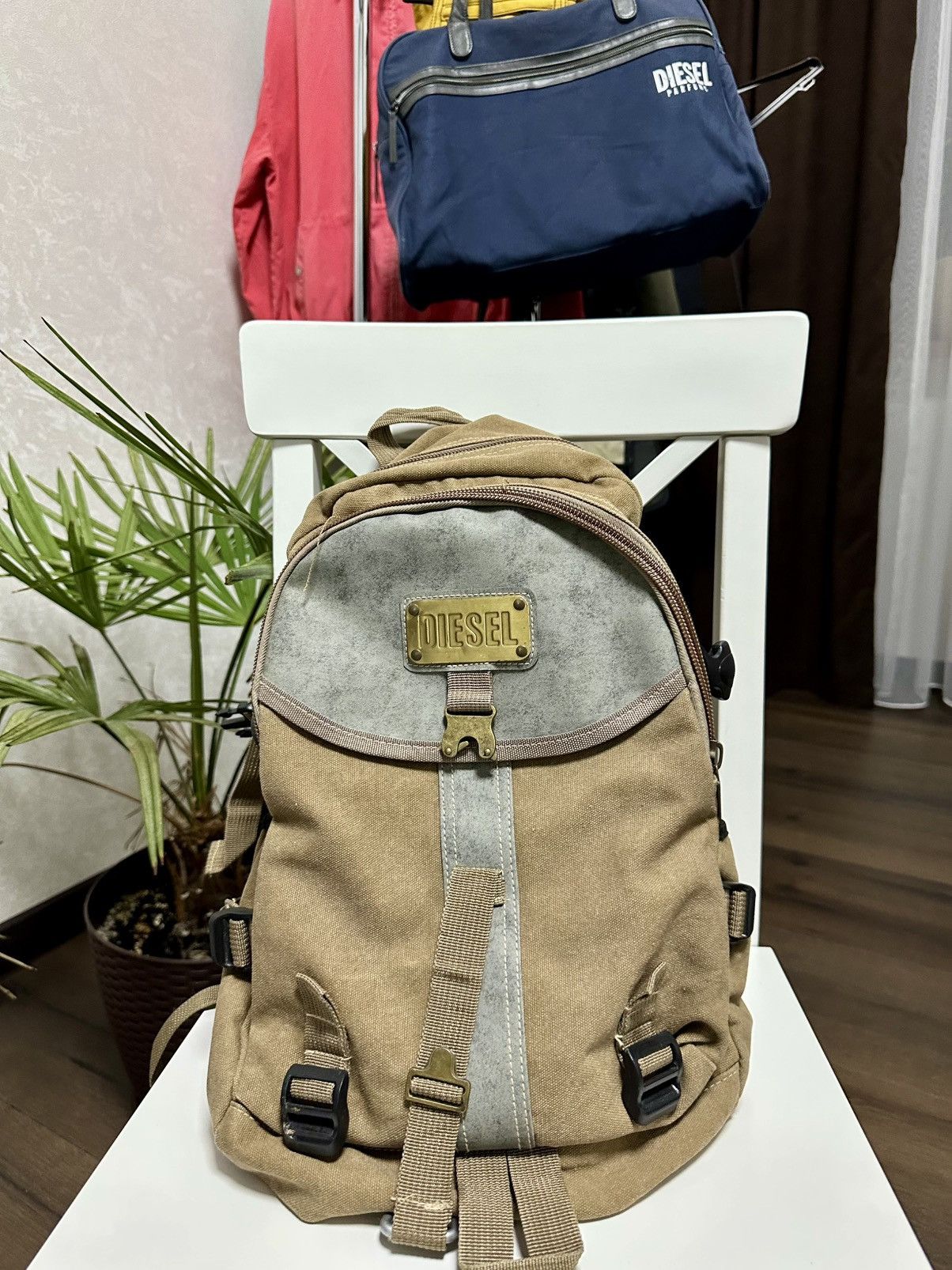 Diesel Vintage Diesel Bag Metal Logo Military Fit Size ONE SIZE - 2 Thumbnail