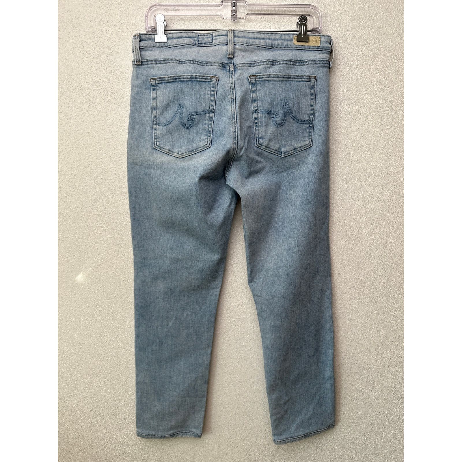 AG Adriano Goldschmied AG Faye Jeans Light Wash Women US 32 Cigarette Size 32" / US 10 / IT 46 - 3 Thumbnail