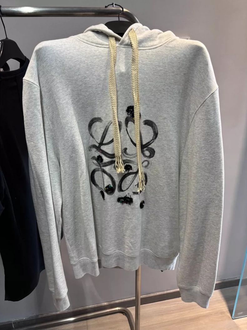 Loewe LOEWE Small coal ball printed hooded long-sleeved sweater Size US XL / EU 56 / 4 - 1 Thumbnail