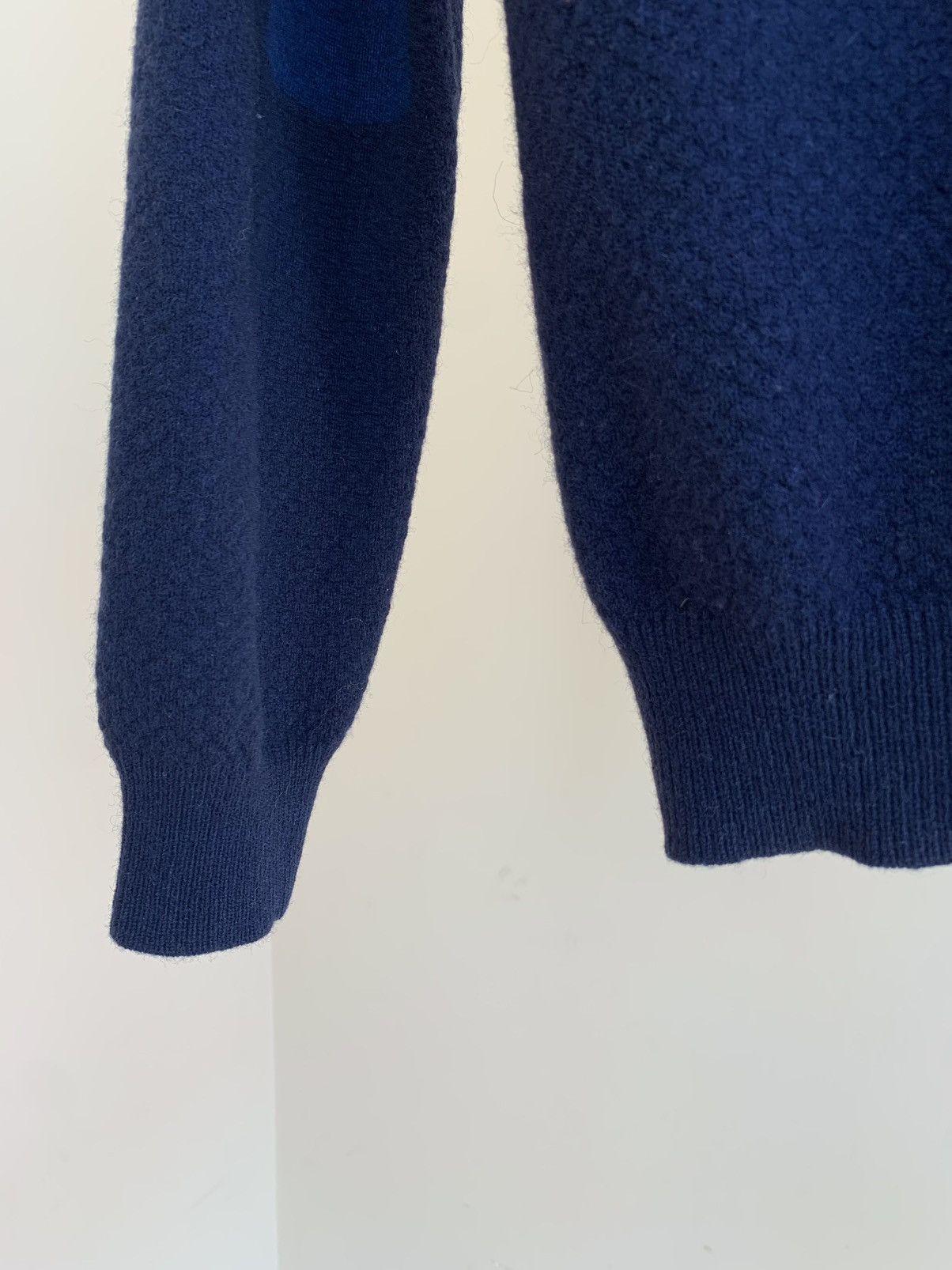Folk Henley Button Half Elbow Geometric Print Wool Blend Sweater Size US M / EU 48-50 / 2 - 7 Thumbnail