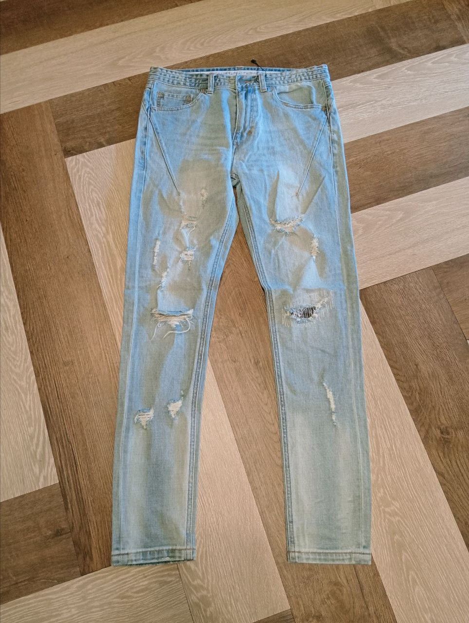 Number (N)ine NUMBER NINE JAPAN DISTRESSED LOOK SKINNY PANTS Size US 30 / EU 46 - 1 Thumbnail