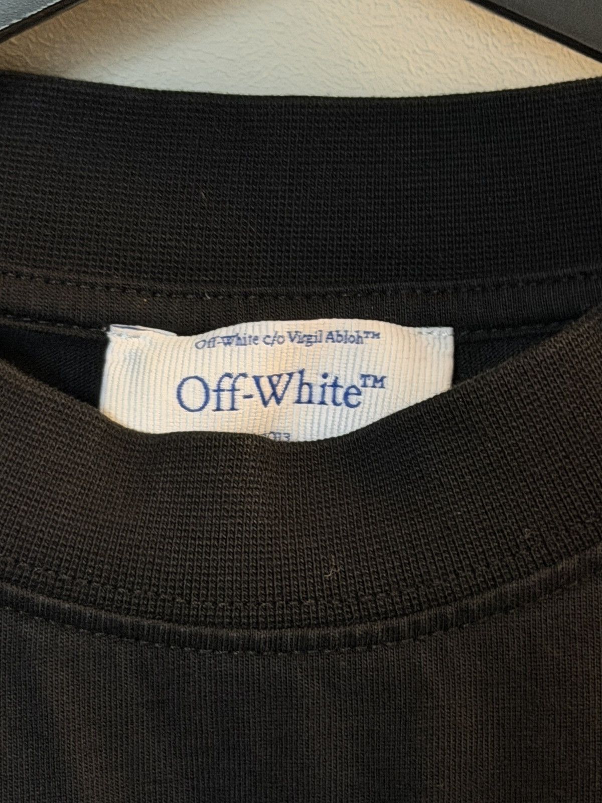 Off-White Off white embroidered print Size US S / EU 44-46 / 1 - 5 Thumbnail