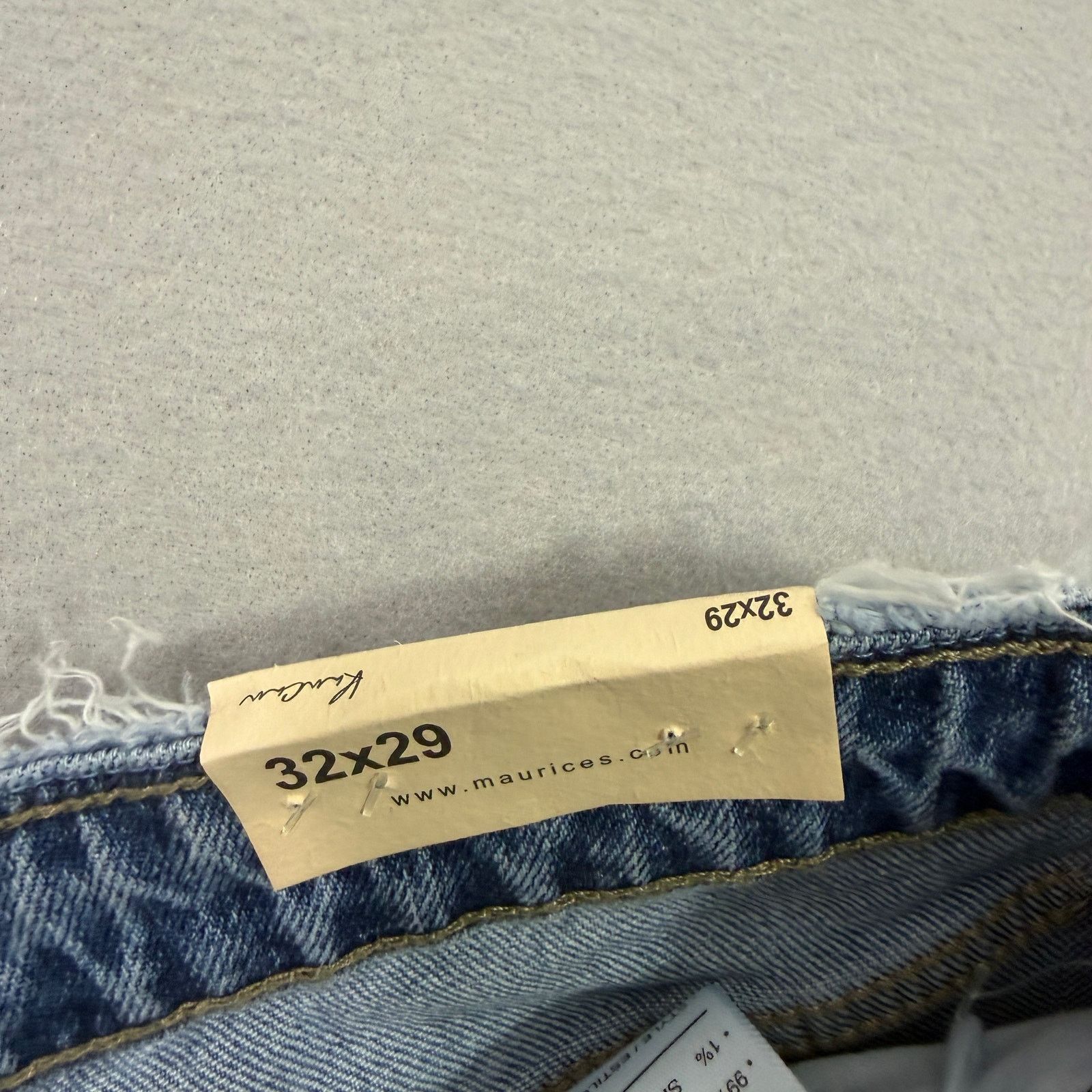 Vintage KanCan High Rise Wide Leg Cuffed Jeans womens 32x29 Blue NEW Size 32" / US 10 / IT 46 - 6 Thumbnail