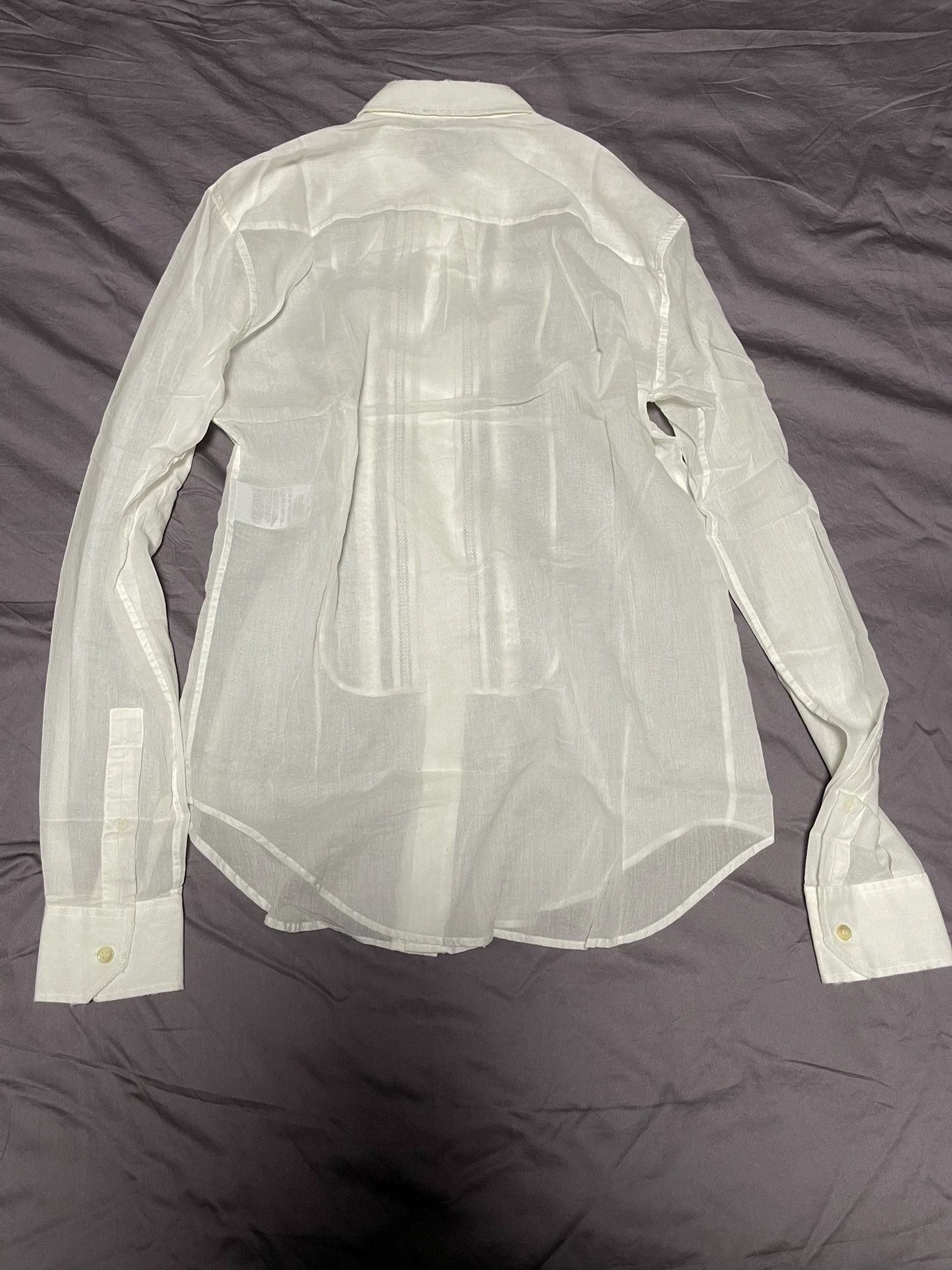 Saint Laurent Paris SLP 16SS Distressed Destroyed Eng Embro Shirt Size S / US 4 / IT 40 - 2 Thumbnail